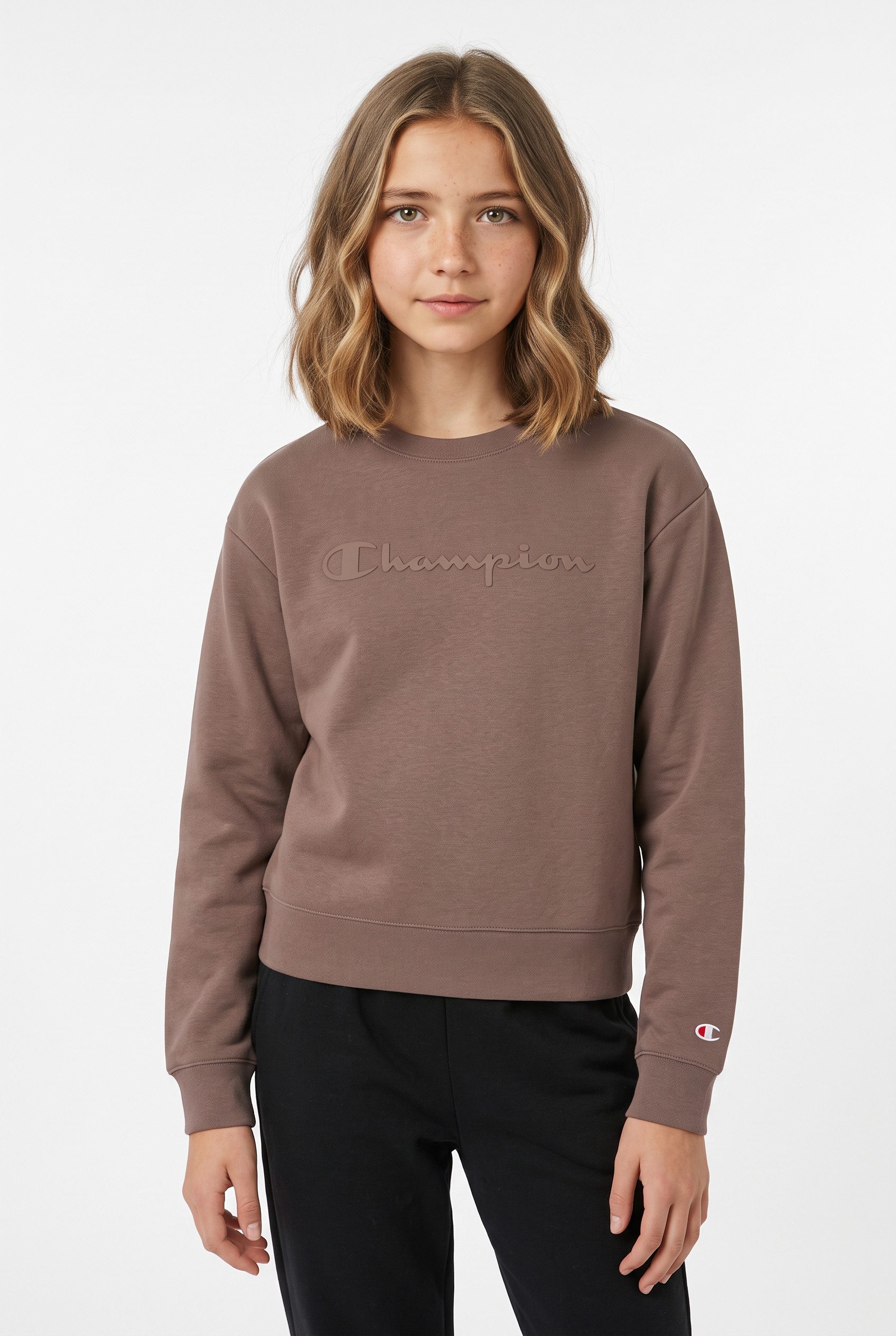 Champion Sweatshirt SPORTWEAR CREWNECK Standard Fit Langarm-Design, sportlicher Stil, klassischer Crewneck-Schnitt