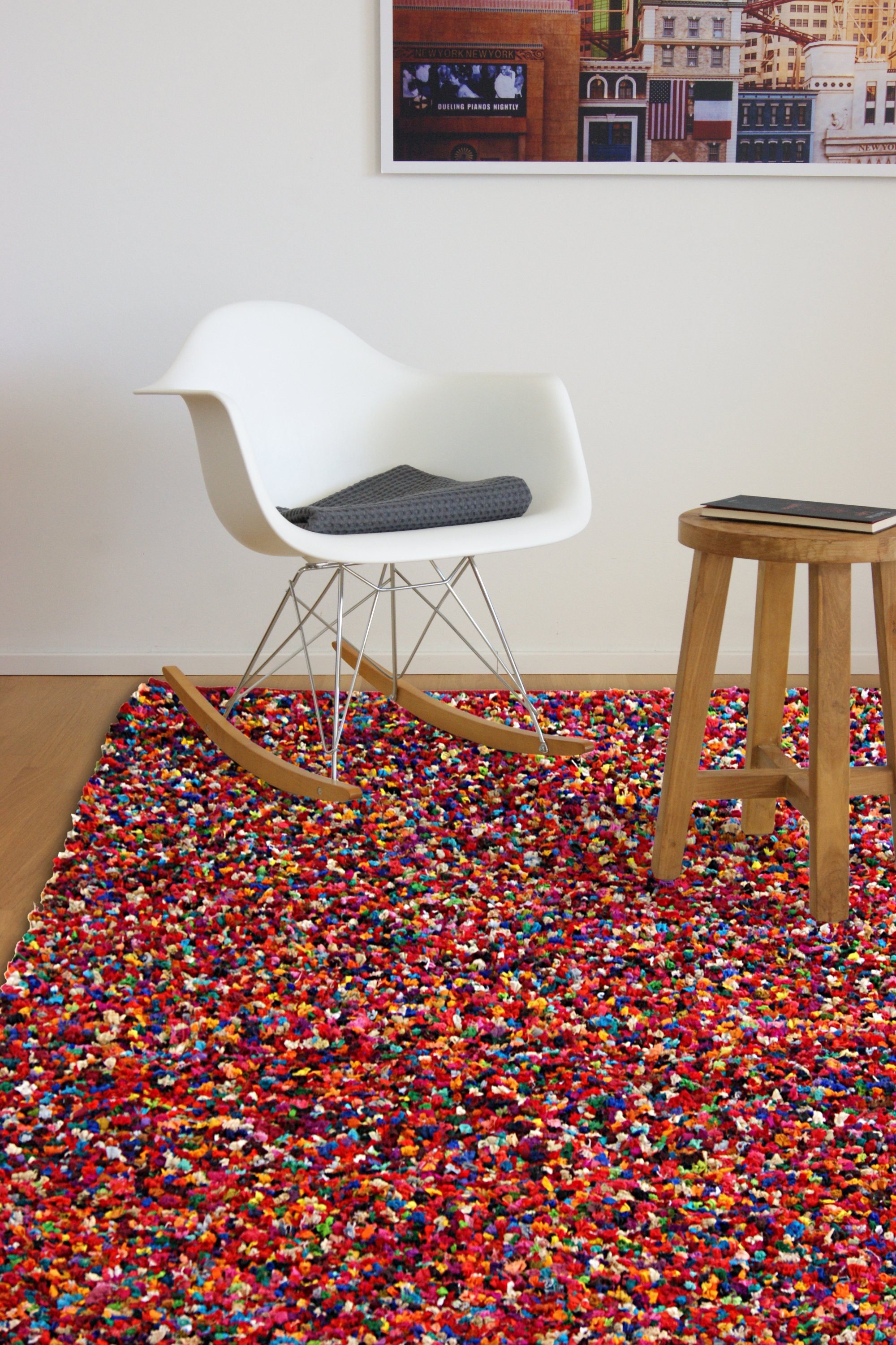 floor factory Teppich Confetti, rechteckig, Höhe: 15 mm, handgewebt