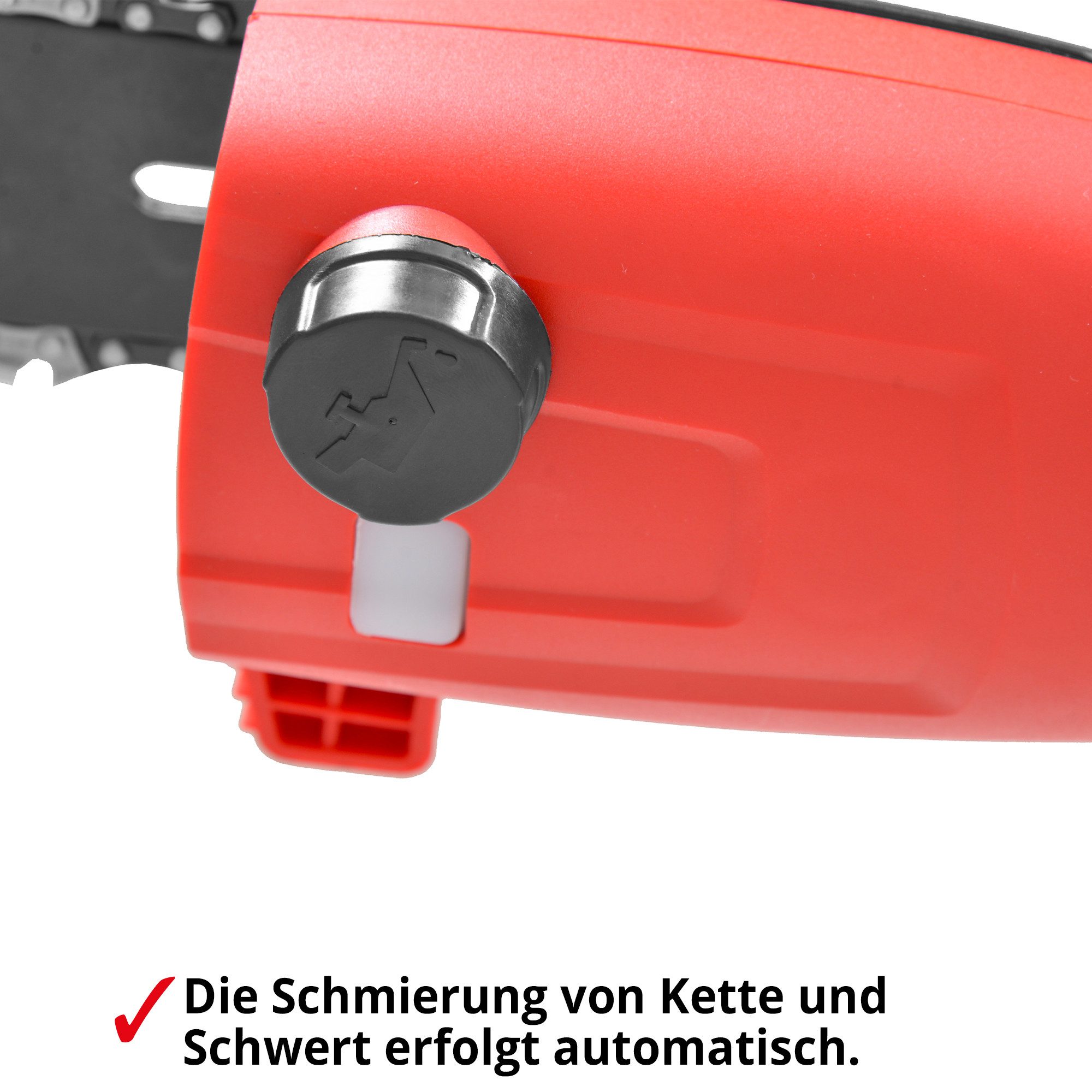 Hecht Hochentaster Elektro 971W inklusive Tragegurt Schwertschutz, bis 4,50 m Arbeitshöhe, 750 W, 24 cm Schnittlänge – Bild 3 von 5