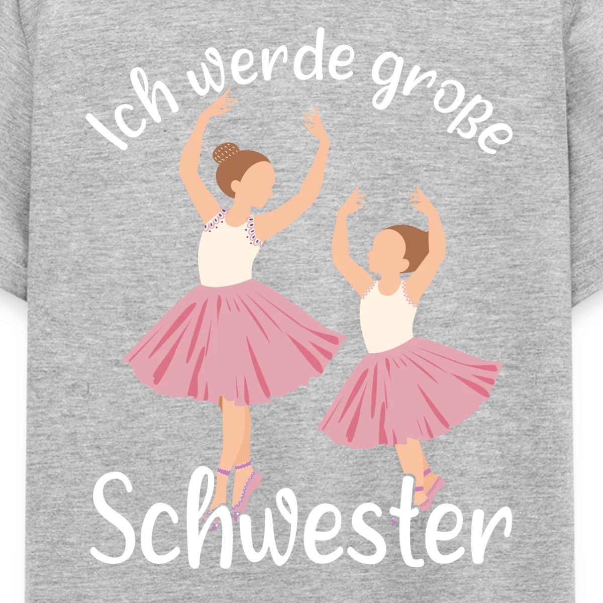 T-Shirt Ich Werde Große Schwester Kinder T-Shirt