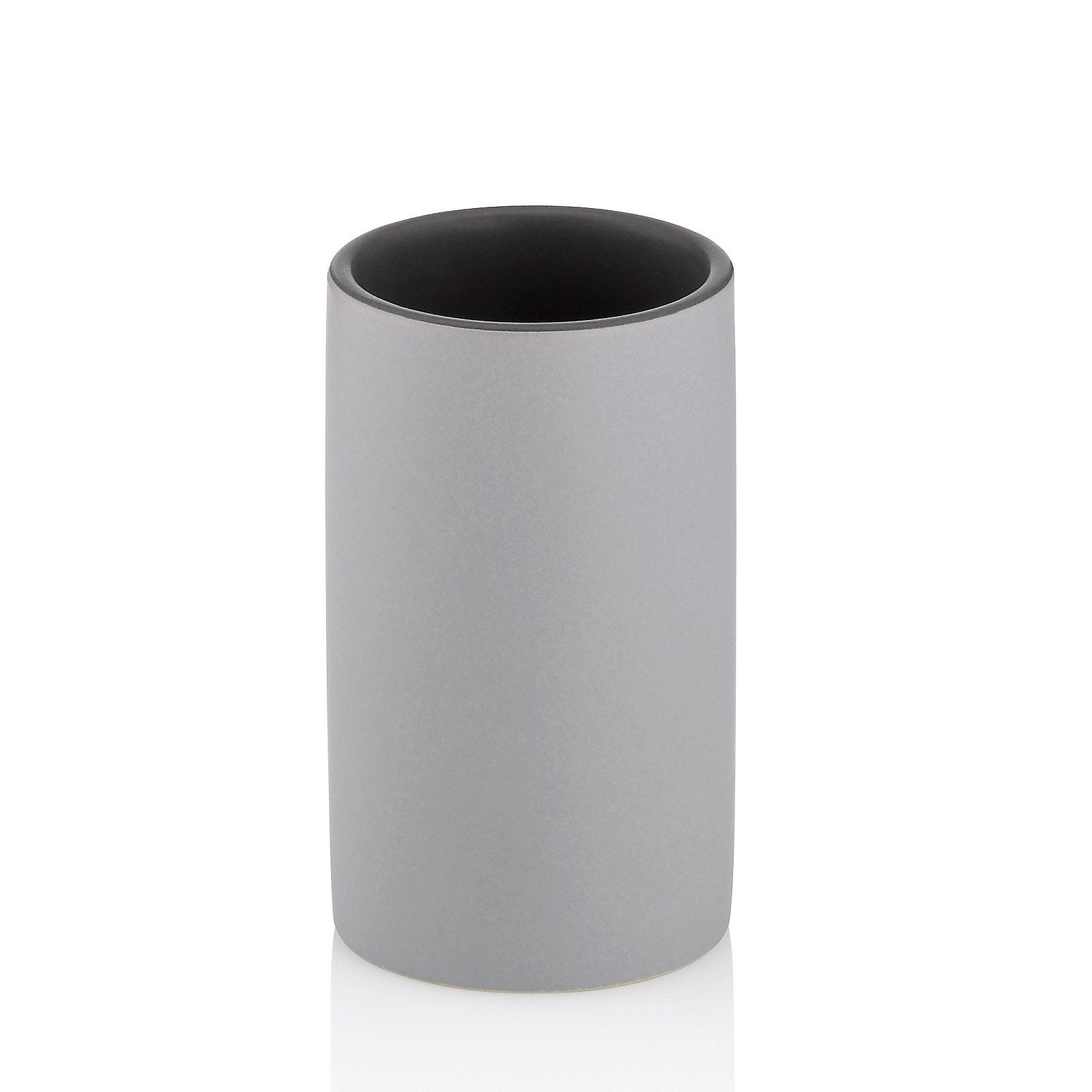 kela Zahnputzbecher Matsi, matte Optik, innen schwarz