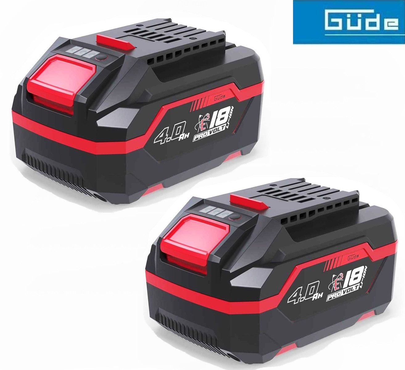 Güde Güde Twinpack ProVolt APPV 18-40 Akku AP18 / 4.0 Ah 18V Akkupack Akkupacks