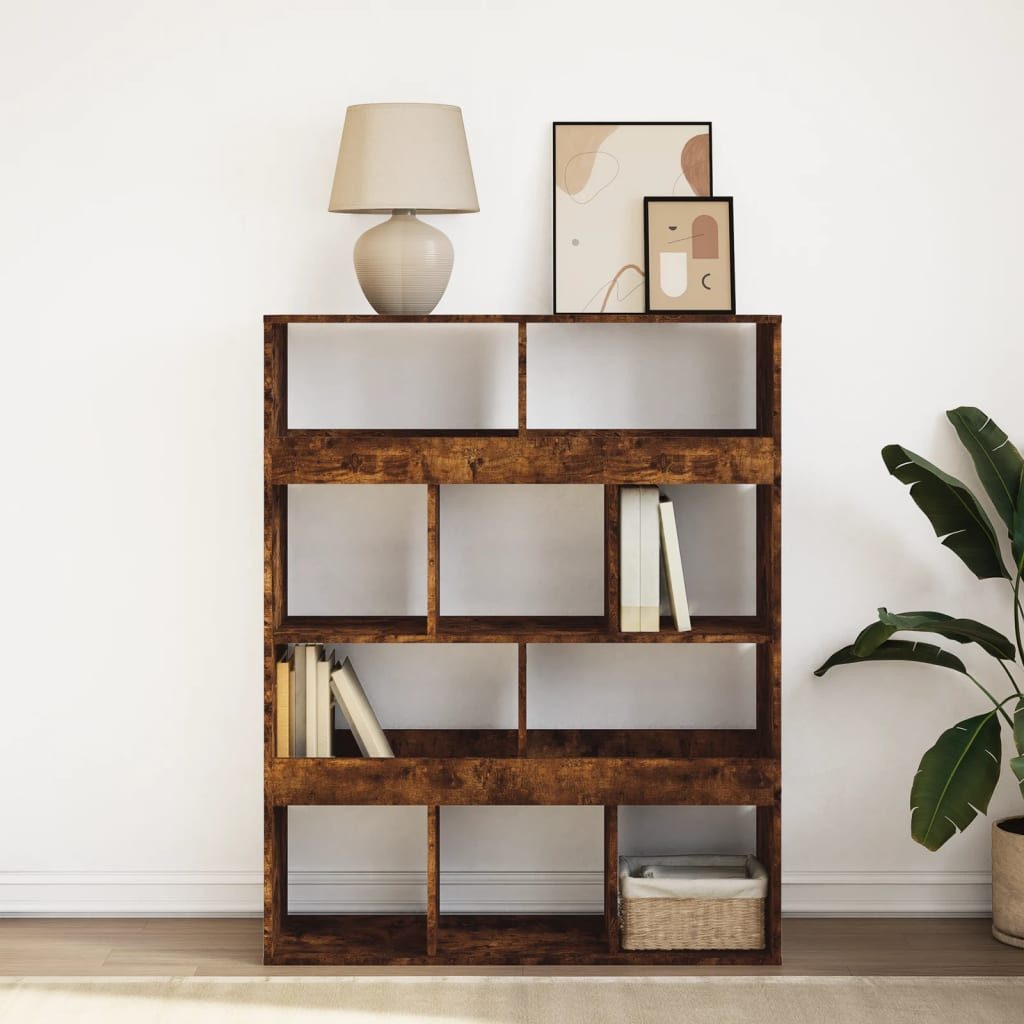 vidaXL Bücherregal Bücherregal Räuchereiche 100x33x125,5 cm günstig online kaufen