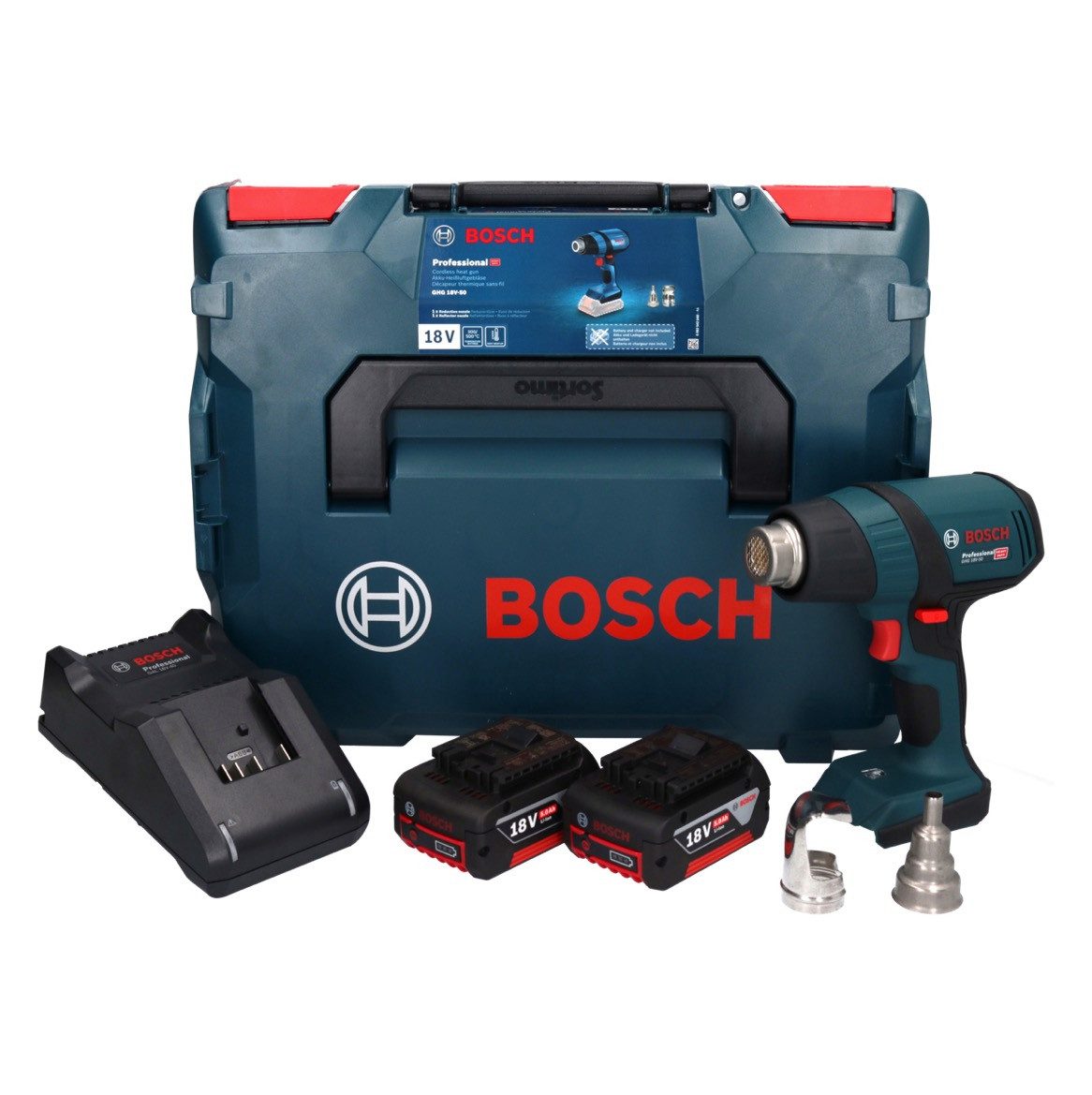 Bosch Professional Akku-Heißluftgebläse GHG 18V-50 Professional Akku Heissluftgebläse 18 V 300° C / 500° C
