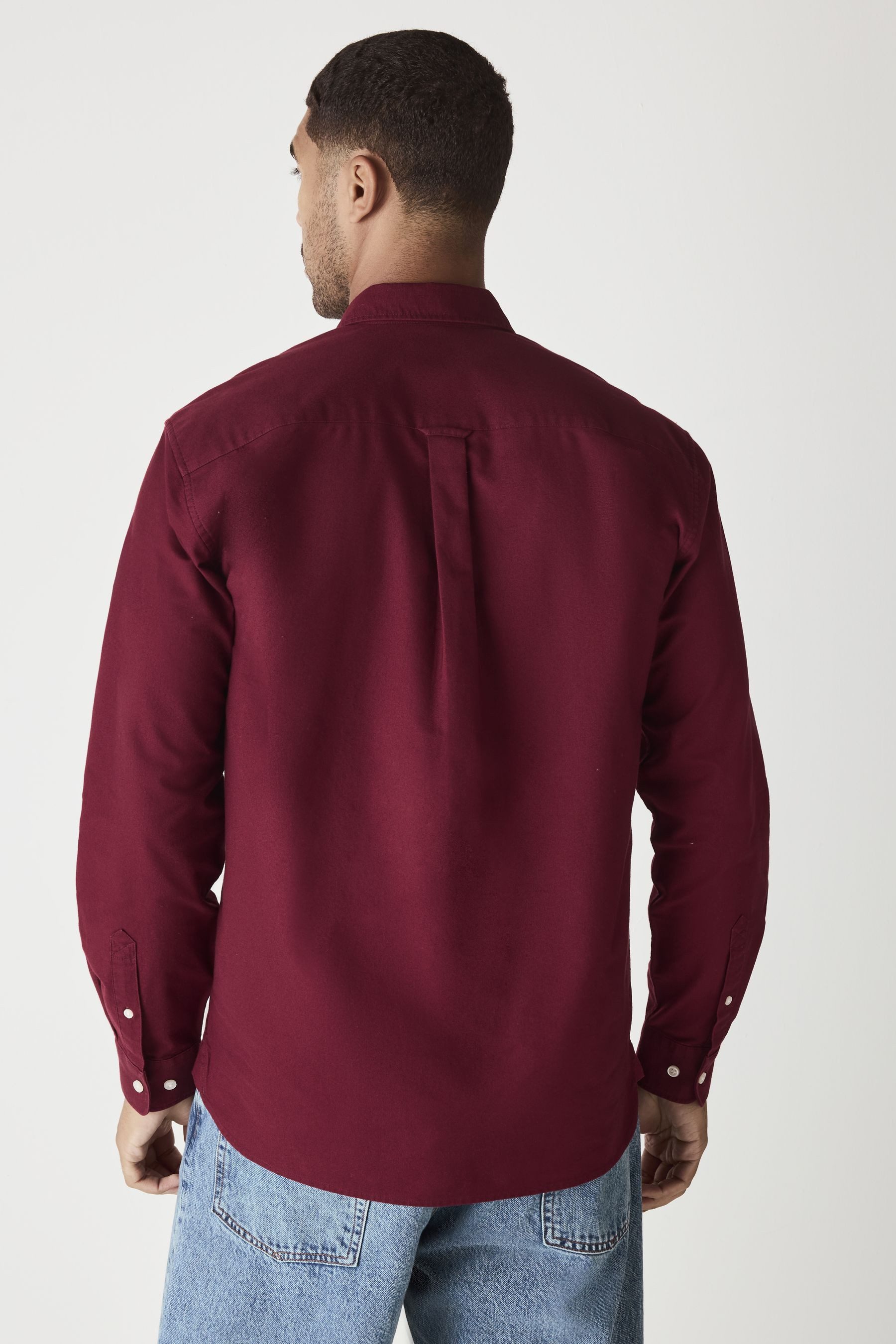 Next Langarmhemd Regular Fit Oxford-Langarmhemd (1-tlg) günstig online kaufen