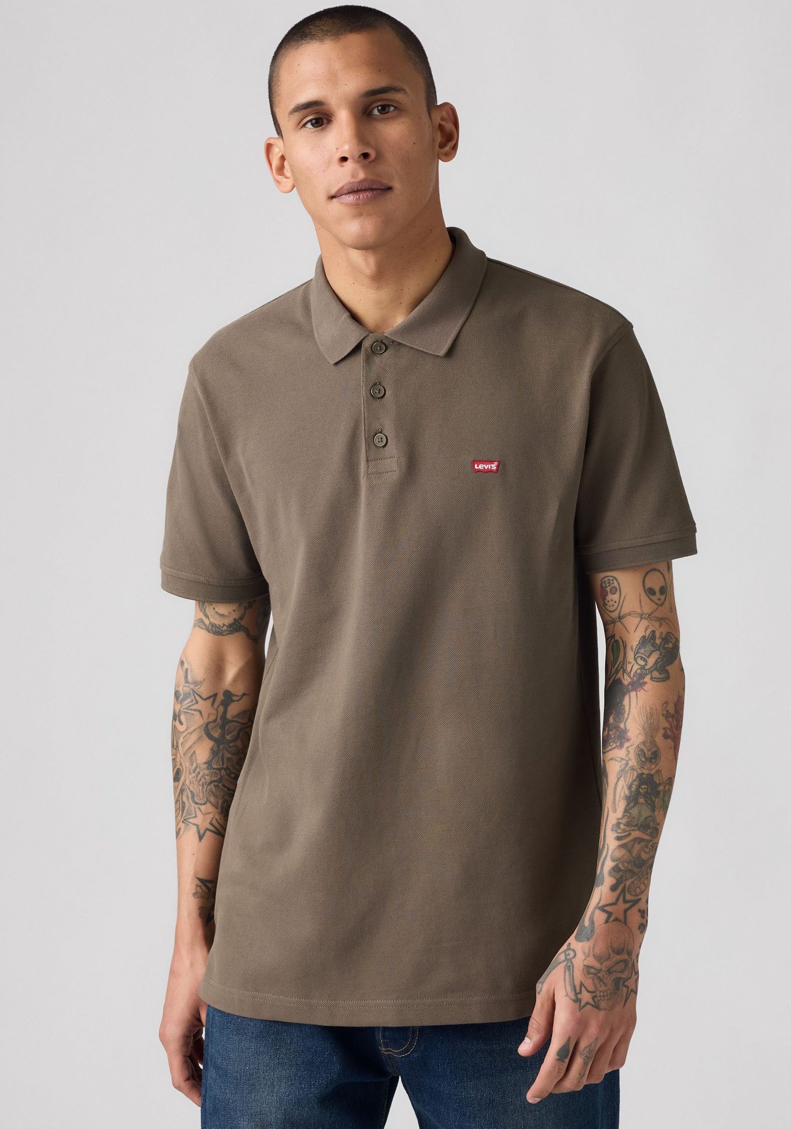Levi's® Poloshirt LE NEW LEVIS HM POLO mit kleinem Batwing-Logo günstig online kaufen