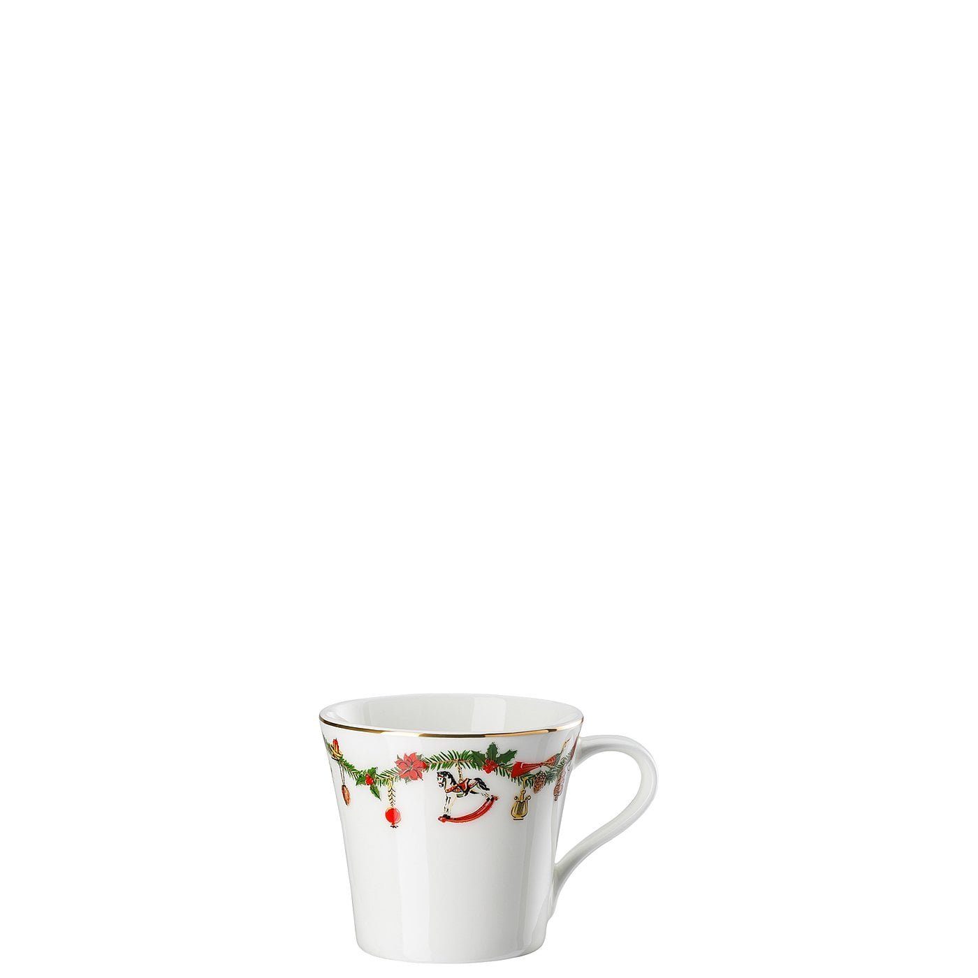 Hutschenreuther Tasse Nora Christmas Kombi-Obertasse, Fine China-Porzellan