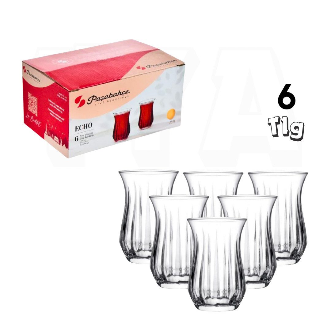 Teeglas Teegläser 6er Oval Echo