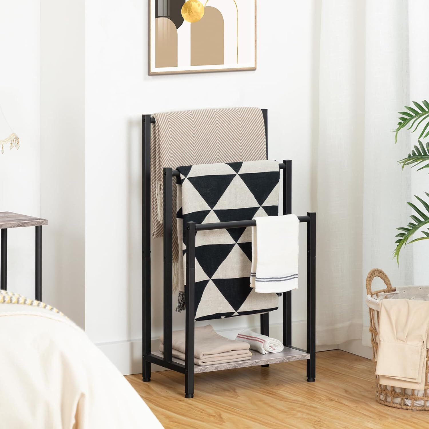 Hoobro Handtuchständer, Handtuchhalter Freistehend, Handtuchleiter stehend günstig online kaufen