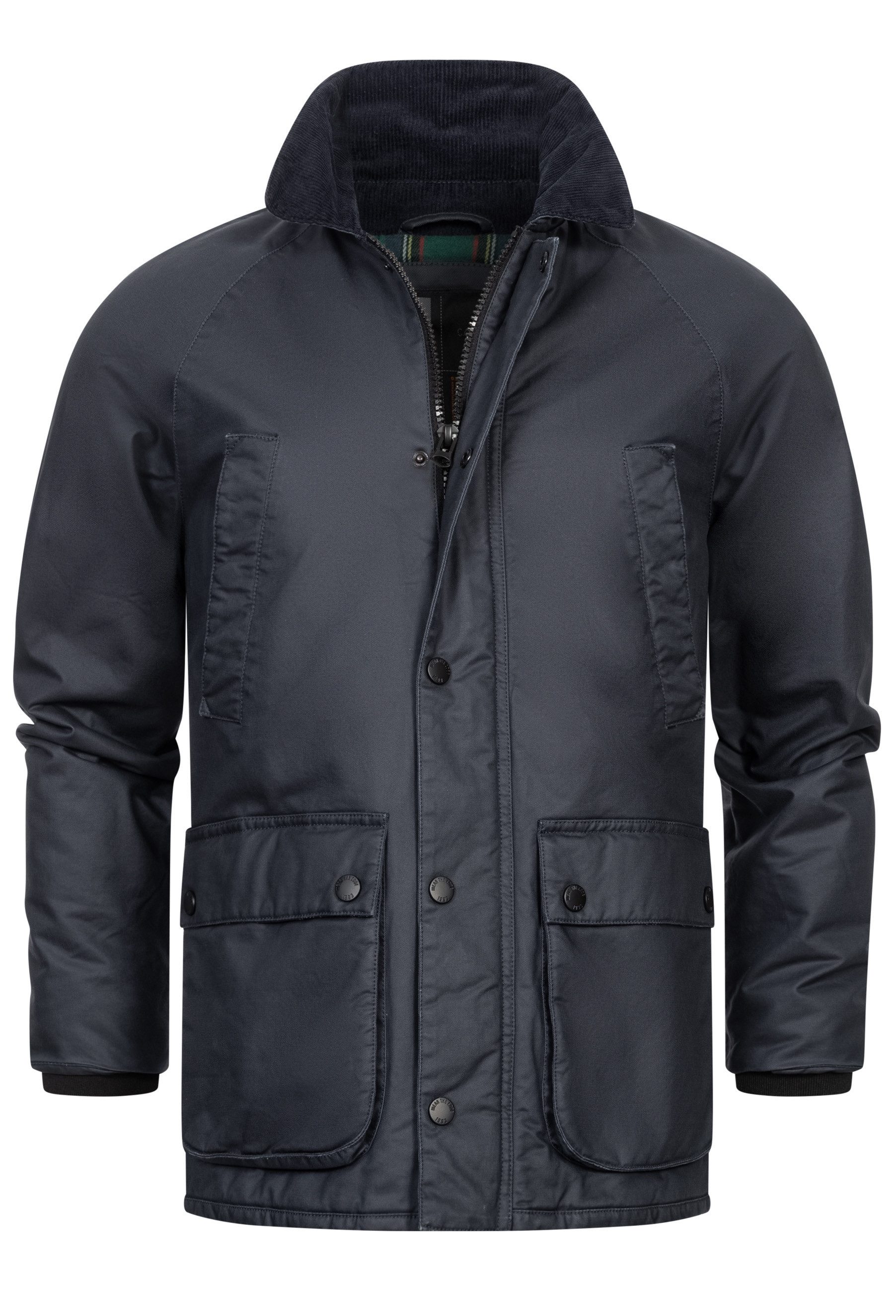 Indicode Sommerjacke Herren INFilmen Winterjacke Herrenjacke mit klassischem Cordkragen