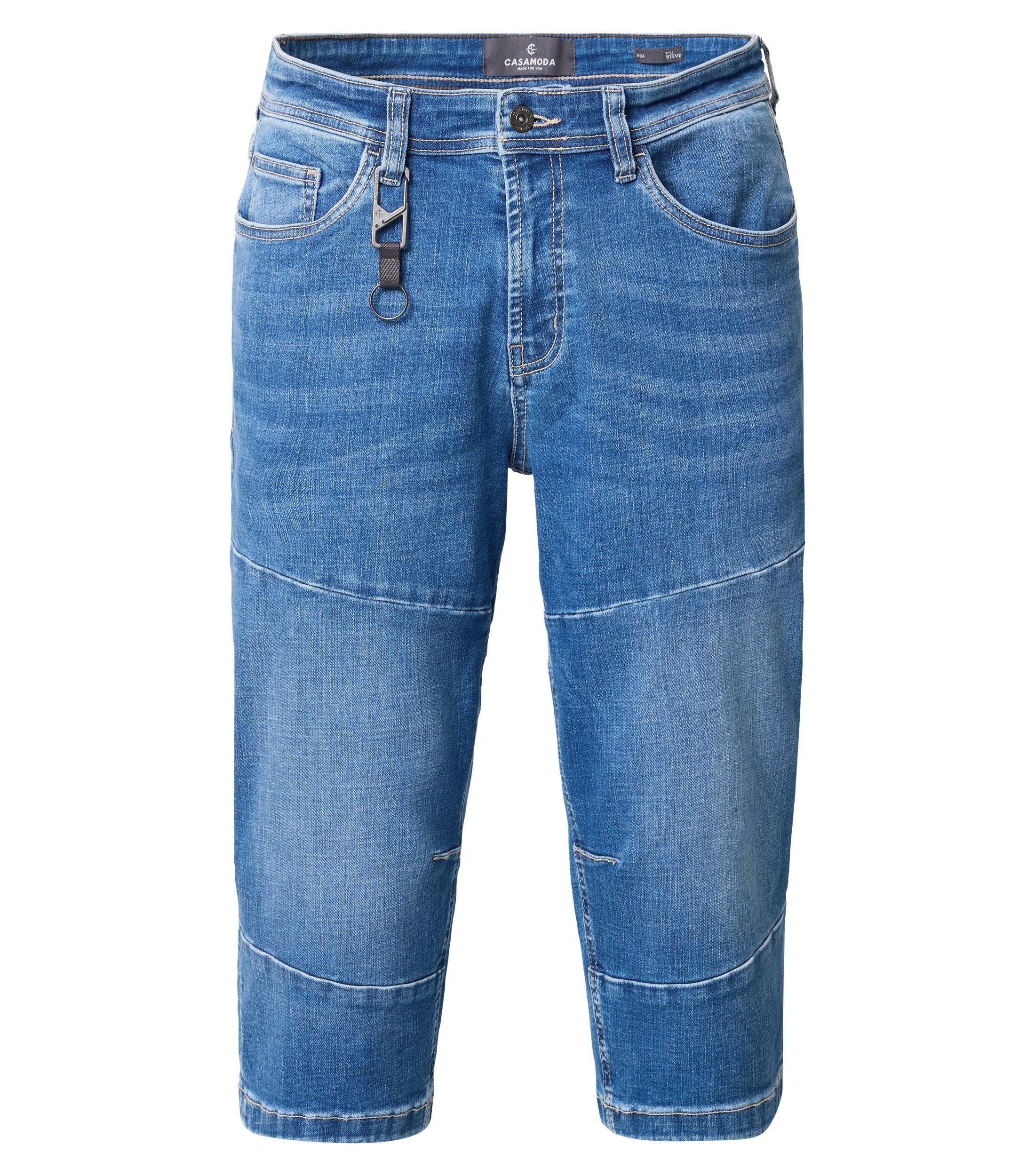 casamoda 3/4-Jeans CASAMODA Herren 3/4-Jeans STEVE High-Flex- Denim Regular Aqua