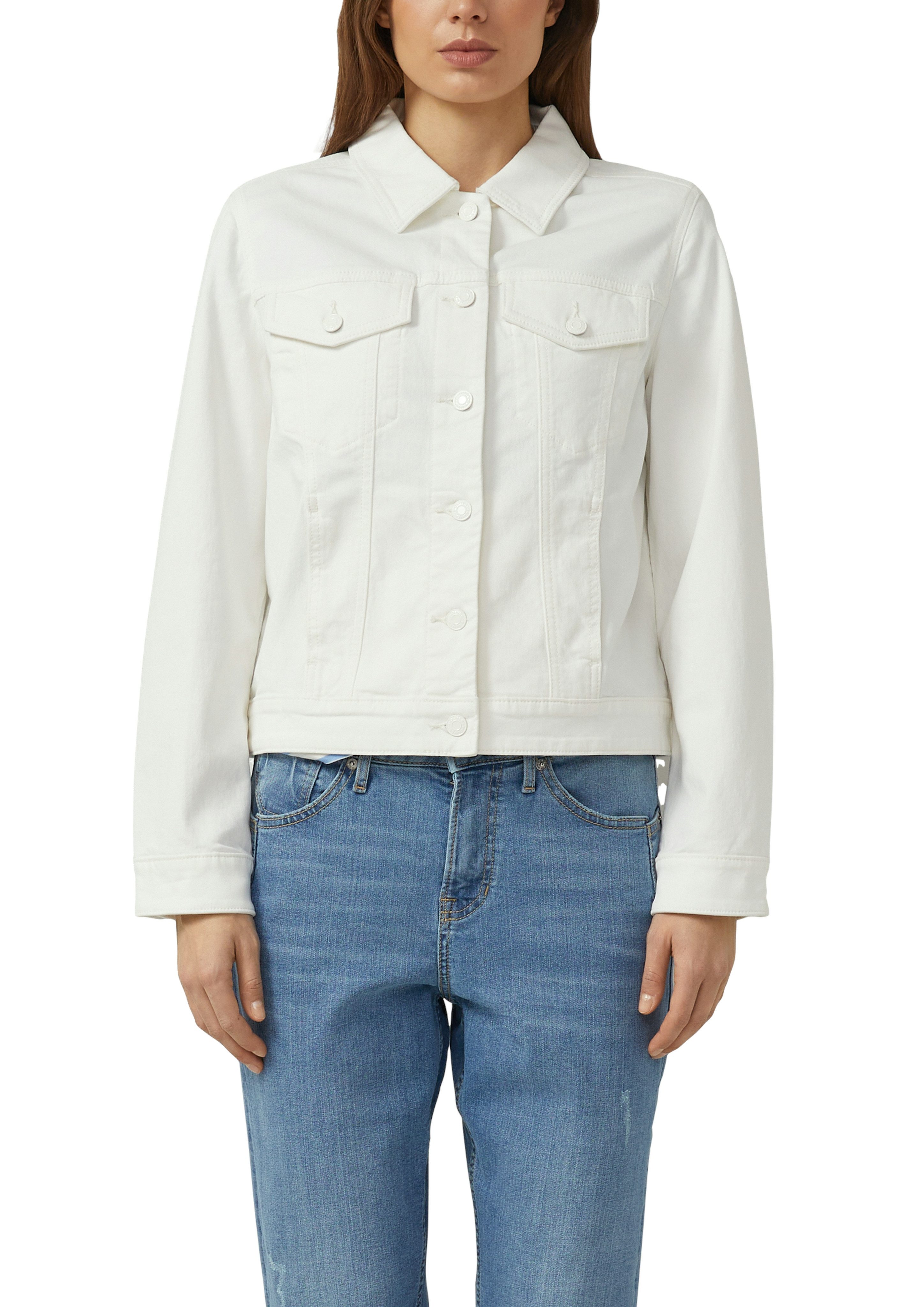 s.Oliver Jeansjacke mit weißen Knöpfen günstig online kaufen