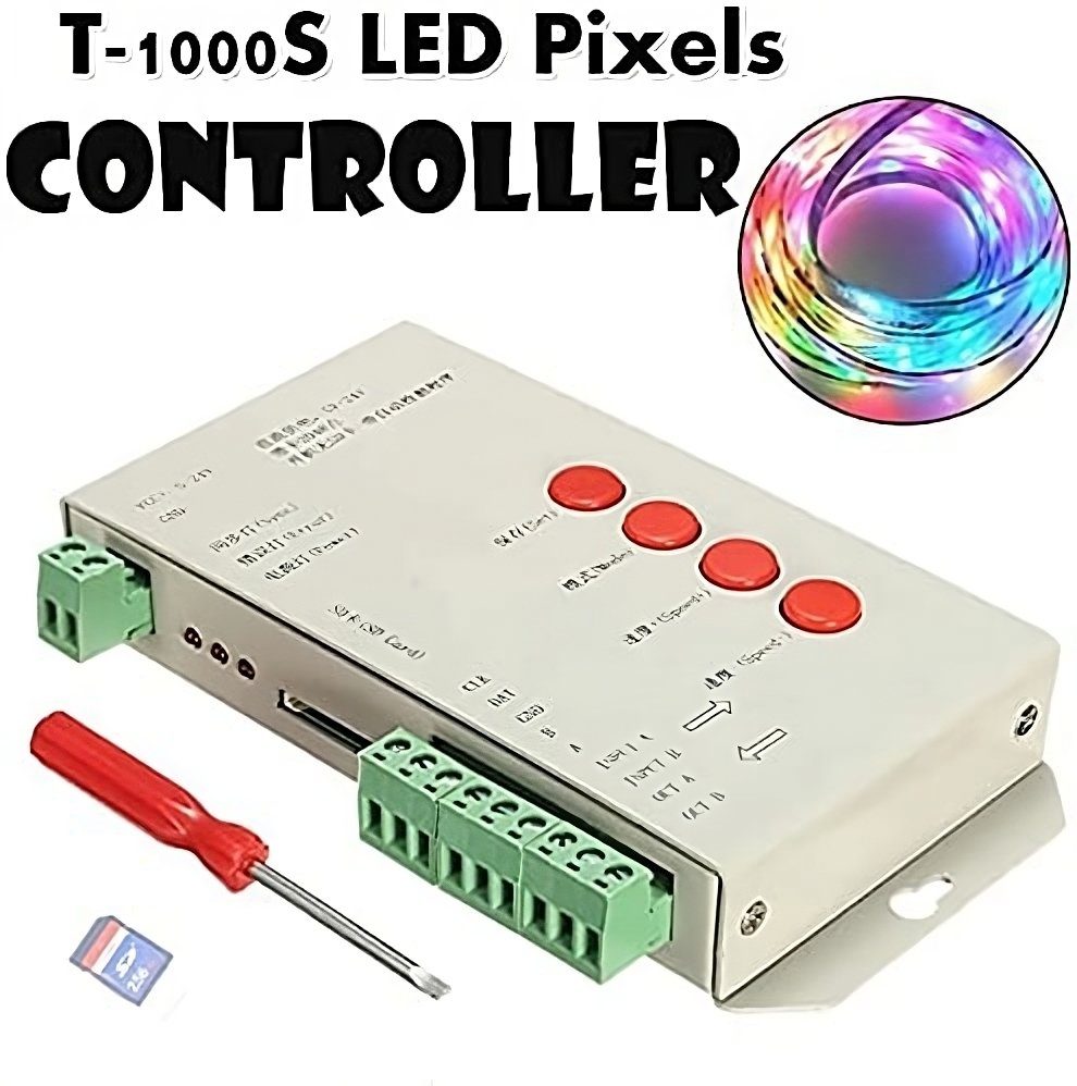 Ogeled T1000S LED Pixel Controller LED-Lichtstreifen, Smarter Arbeitstemperatur:-30—85℃ ws2812 WS2811