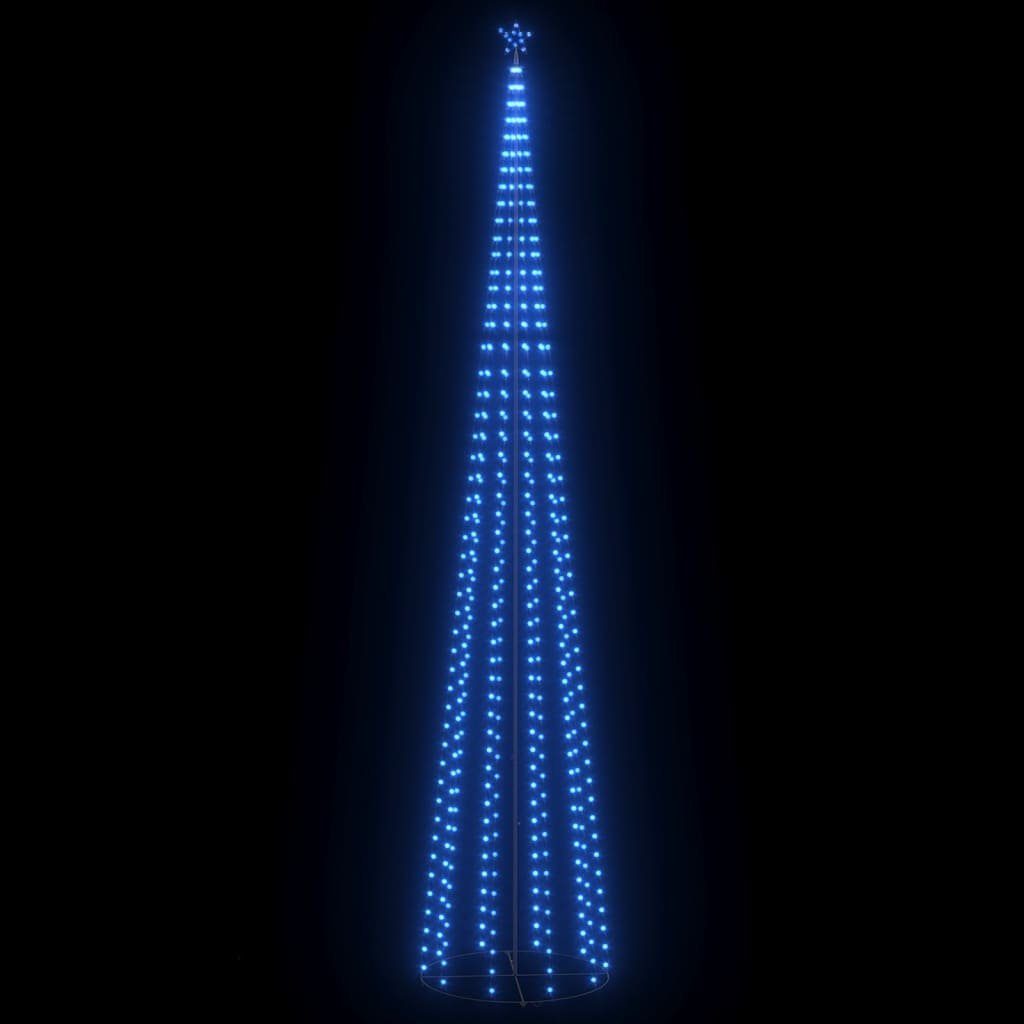 DOTMALL Lichterbaum Sternspitze mit Blau 752 LEDs Weihnachtsbaum mit Christbaumschmuck funkelnd