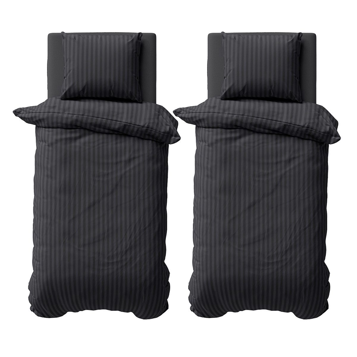 Visaggio Bettwäsche Mikrofaser Damast 135x200 155x220 200x200, Microfaser, günstig online kaufen