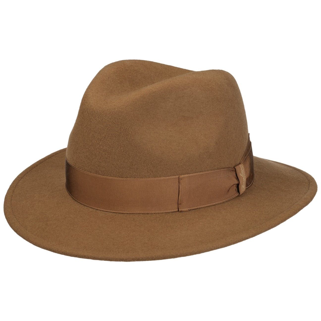 Borsalino Filzhut (1-St) Wollfilzhut mit Ripsband, Made in Italy