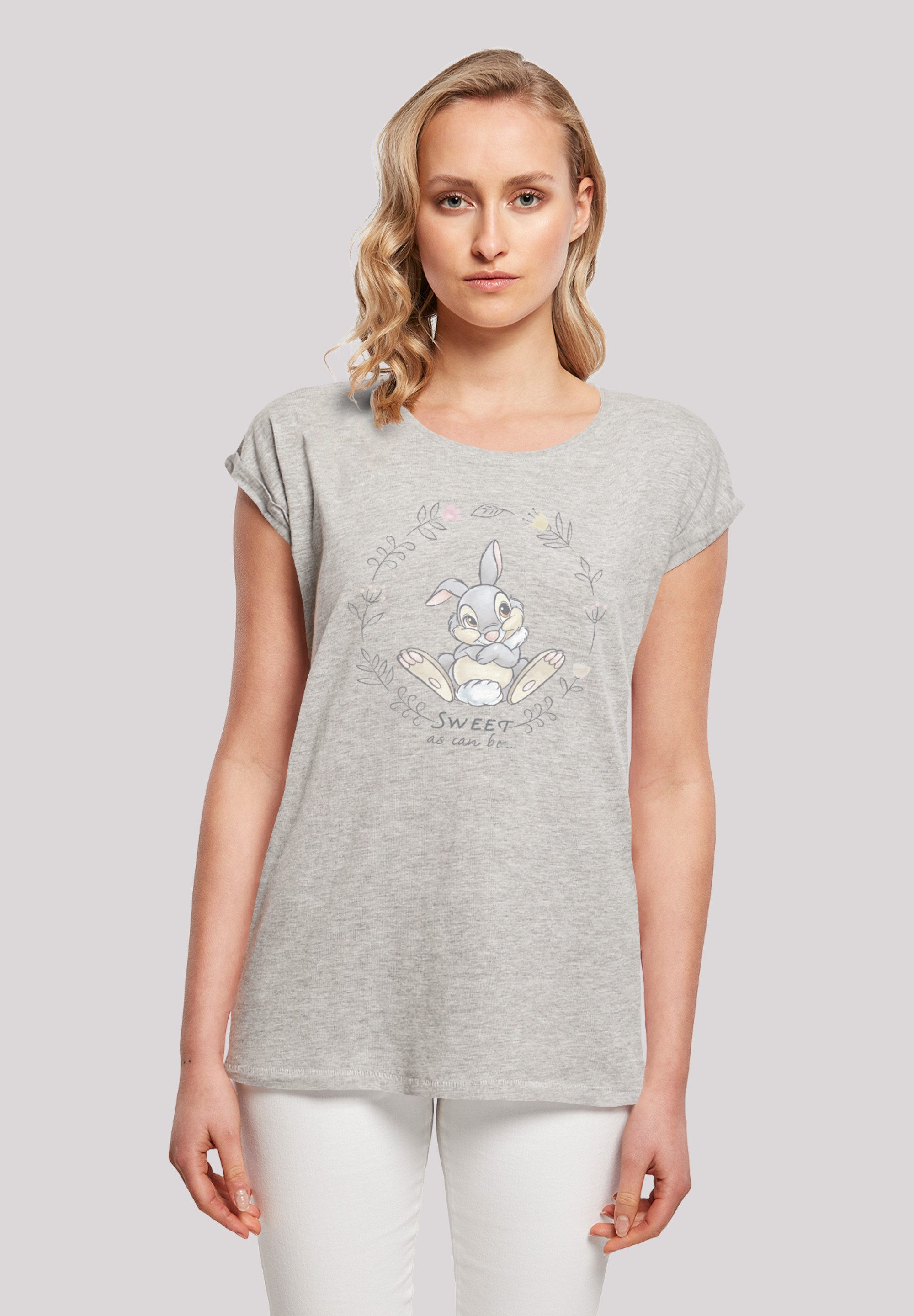 F4NT4STIC T-Shirt "Disney Bambi Klopfer Thumper Sweet As Can Be" Print günstig online kaufen
