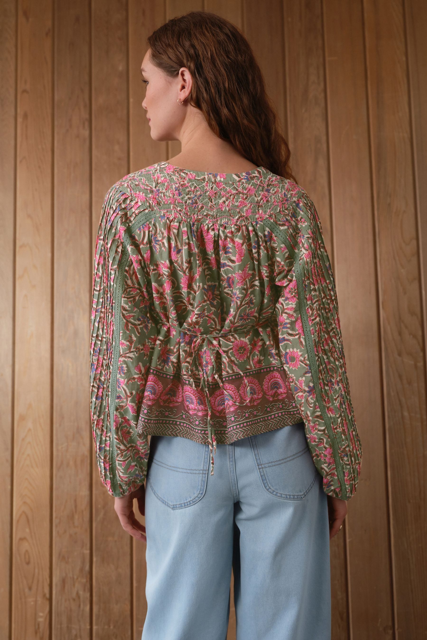 Next Langarmbluse Langärmelige Bluse mit Biesen günstig online kaufen