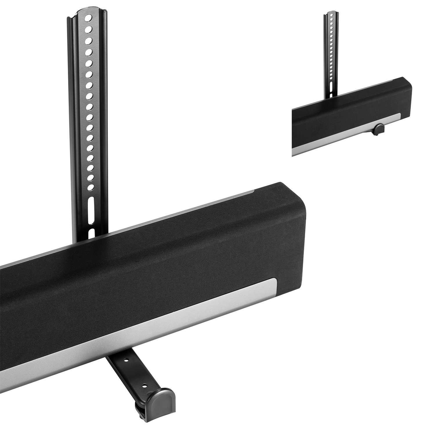 Maclean Soundbar-Halterung MC-914 für TV, universal, bis 15 kg, schwenkbar ±90°, (für Montage über oder unter dem Fernseher) – Bild 4 von 5