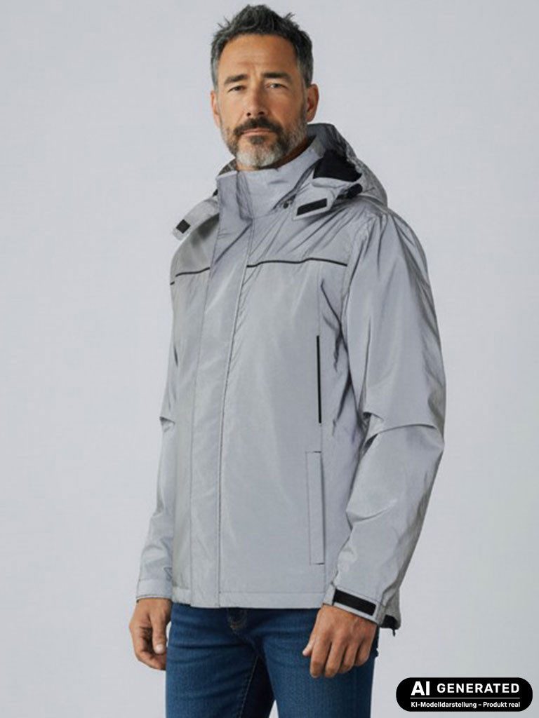 Blue Wave Funktionsjacke Klaas Herren Outdoor-Jacke Klaas - Regenjacke Wander- und Fahrradjacke