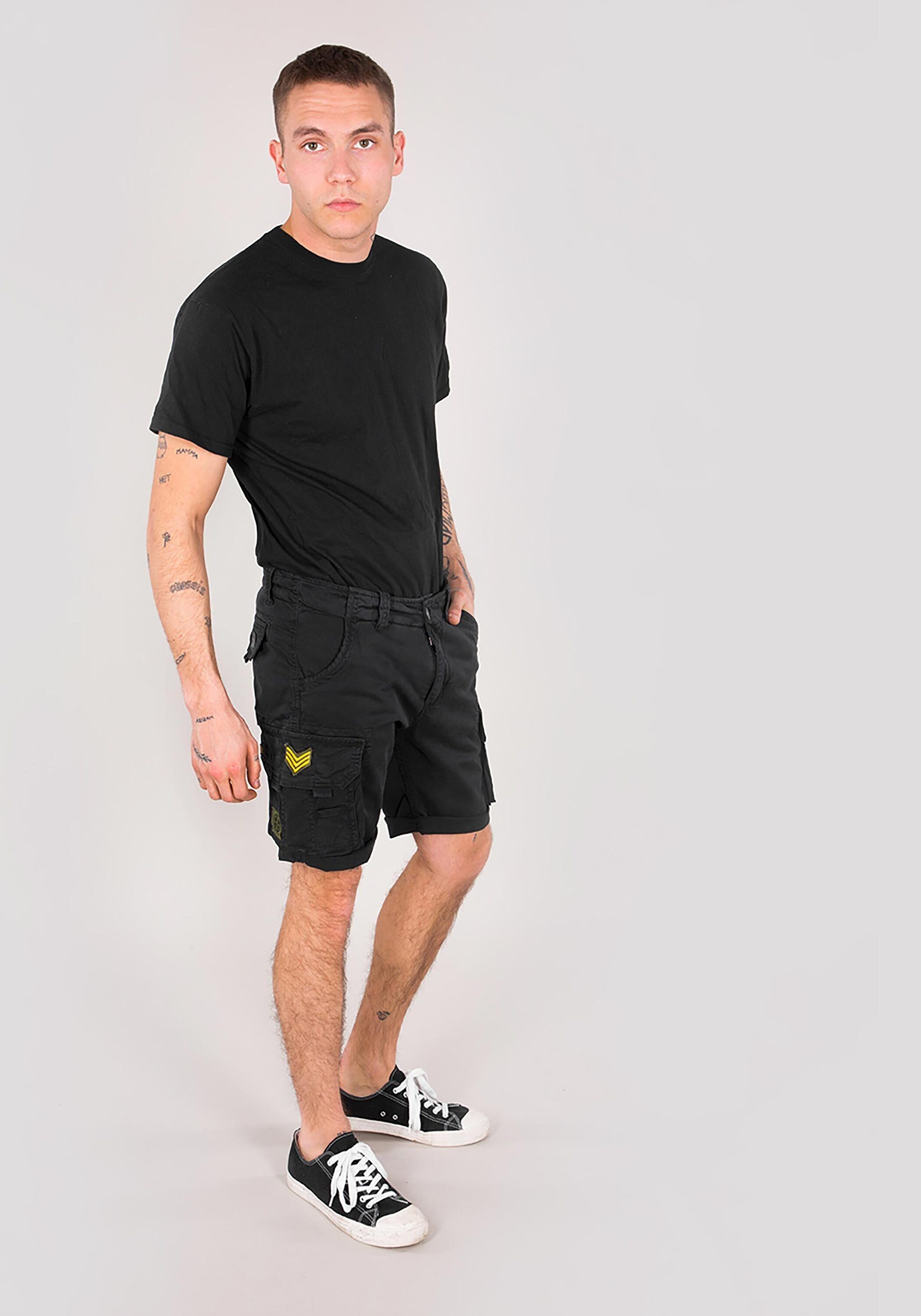 - Shorts Patch Industries Alpha Crew Industries Alpha Men black Short Shorts