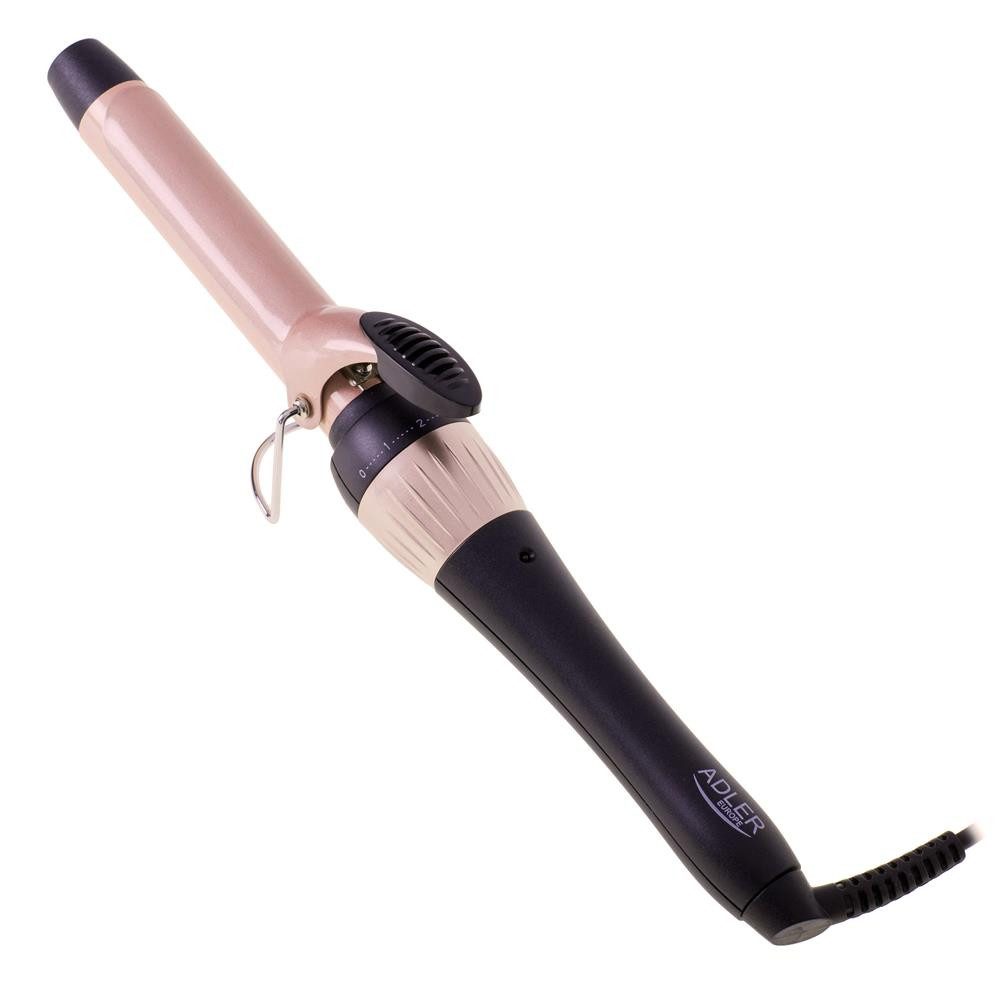 Adler Lockenstab AD 2117, 25 mm Durchmesser, 4 Temperatureinstellungen, pink, schwarz