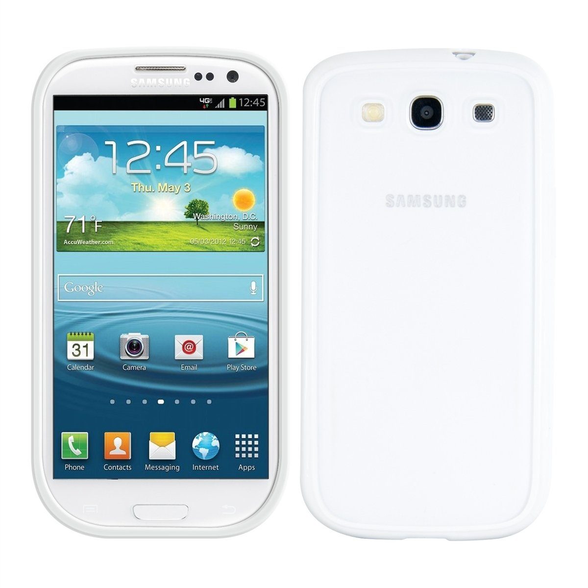 kwmobile Handyhülle, Crystal Case Hülle für Samsung Galaxy S3 / S3 Neo mit  TPU Silikon Rahmen - transparente Schutzhülle Cover mit Bumper online  kaufen | OTTO