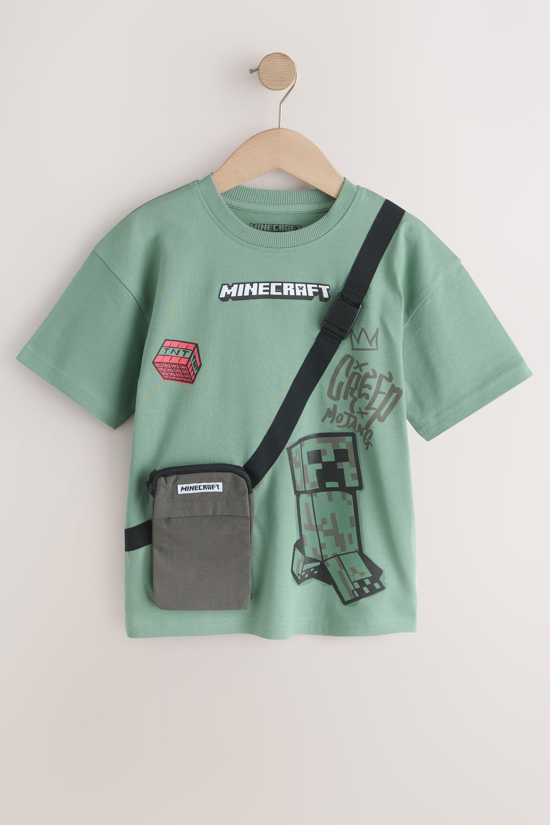 Next T-Shirt Lizenziertes T-Shirt Minecraft Tasche (1-tlg)