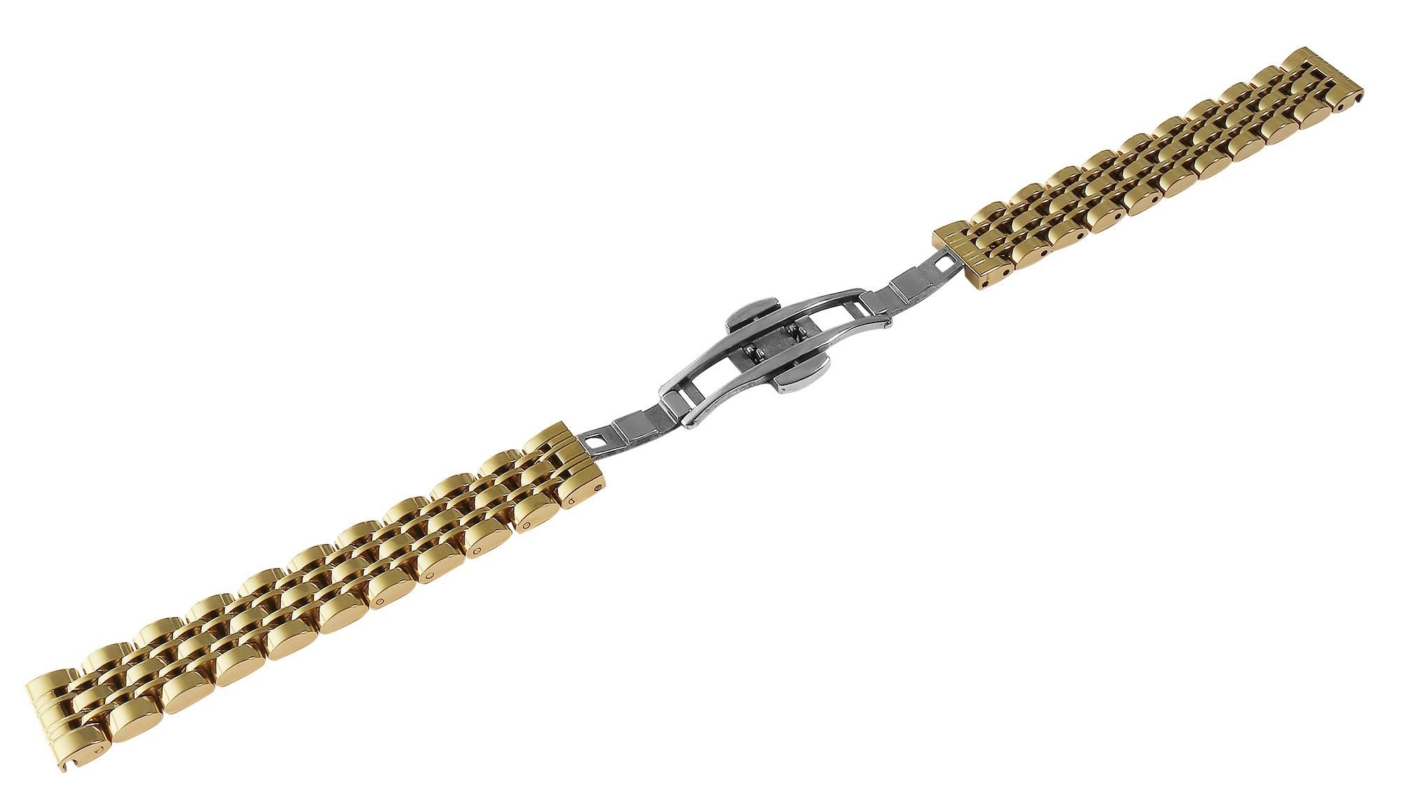 Engelhardt Uhrenarmband 8100096 Uhrenarmband aus Edelstahl mit Butterflysch günstig online kaufen