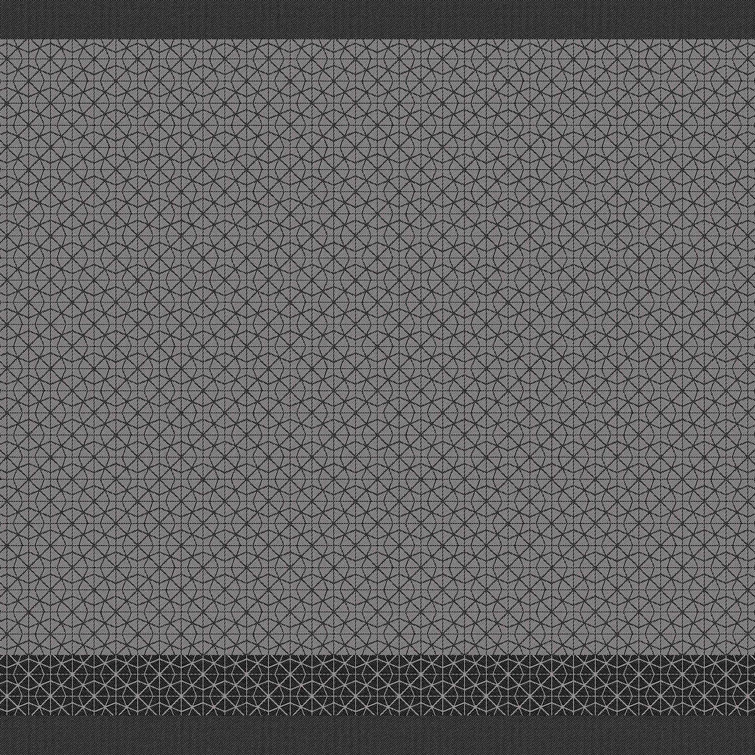 DDDDD Geschirrtuch Chrystal, (Set, 6-tlg), Jacquard-Gewebe, 60 x 65 cm schwarz | Geschirrtücher