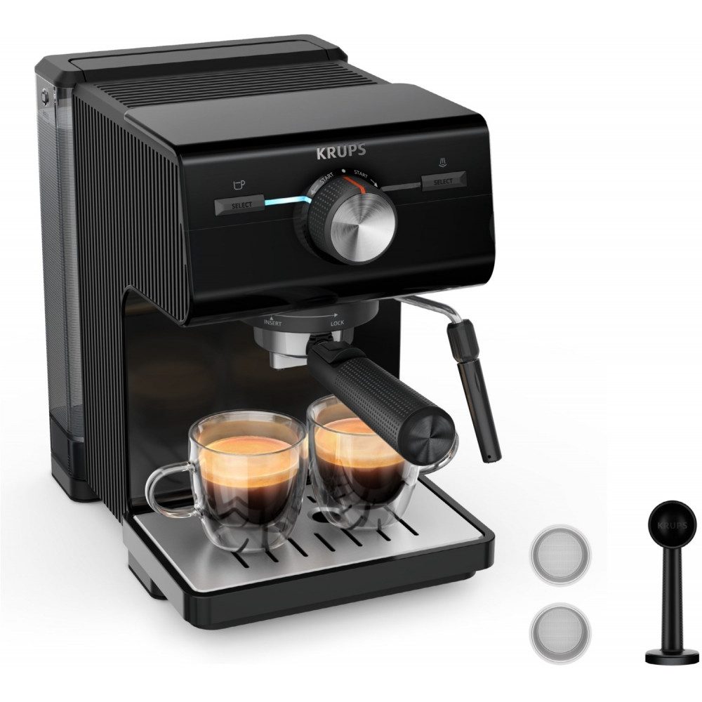 Krups Siebträgermaschine XP3818 AUTHENTIC, EINFACH ZU MEISTERN, EINFACH ZU VERWENDEN