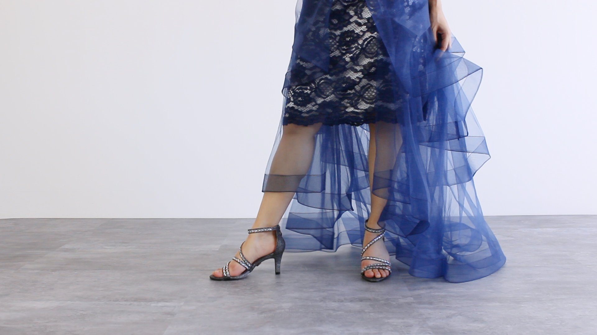 White Lady 865 Glitter Absatzsandalen Sandalette