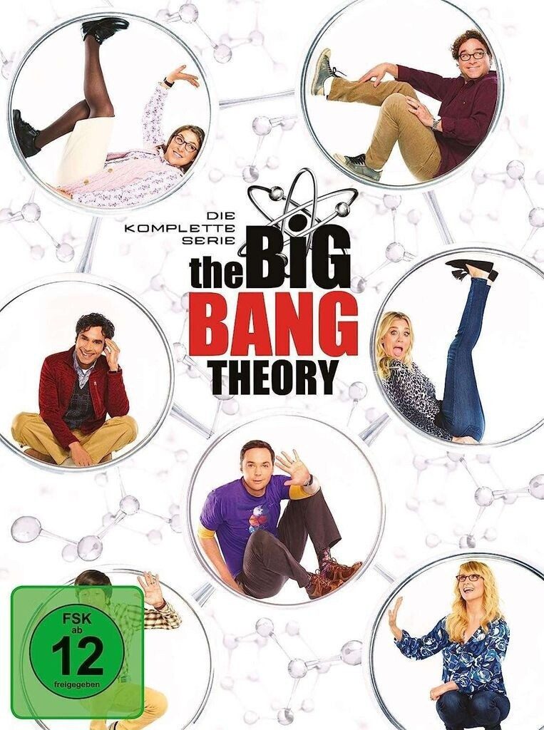 Universal Pictures DVD The Big Bang Theory - Die komplette Serie, (37-St), Alle 12 Staffeln auf 37 DVDs