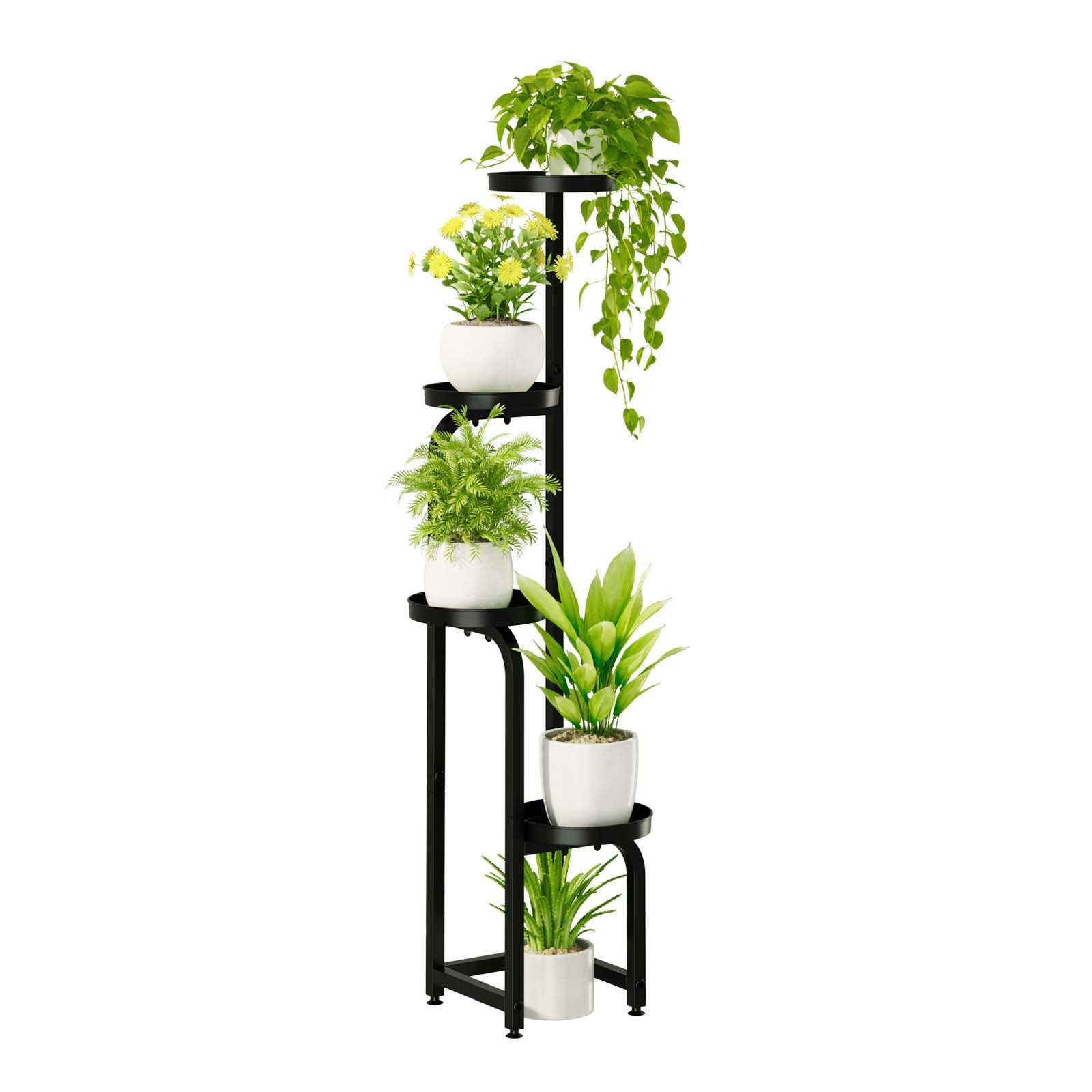 Bamworld Blumenständer 4-stufiger robuster Pflanzenträger, 116,8 cm hoch (1 günstig online kaufen