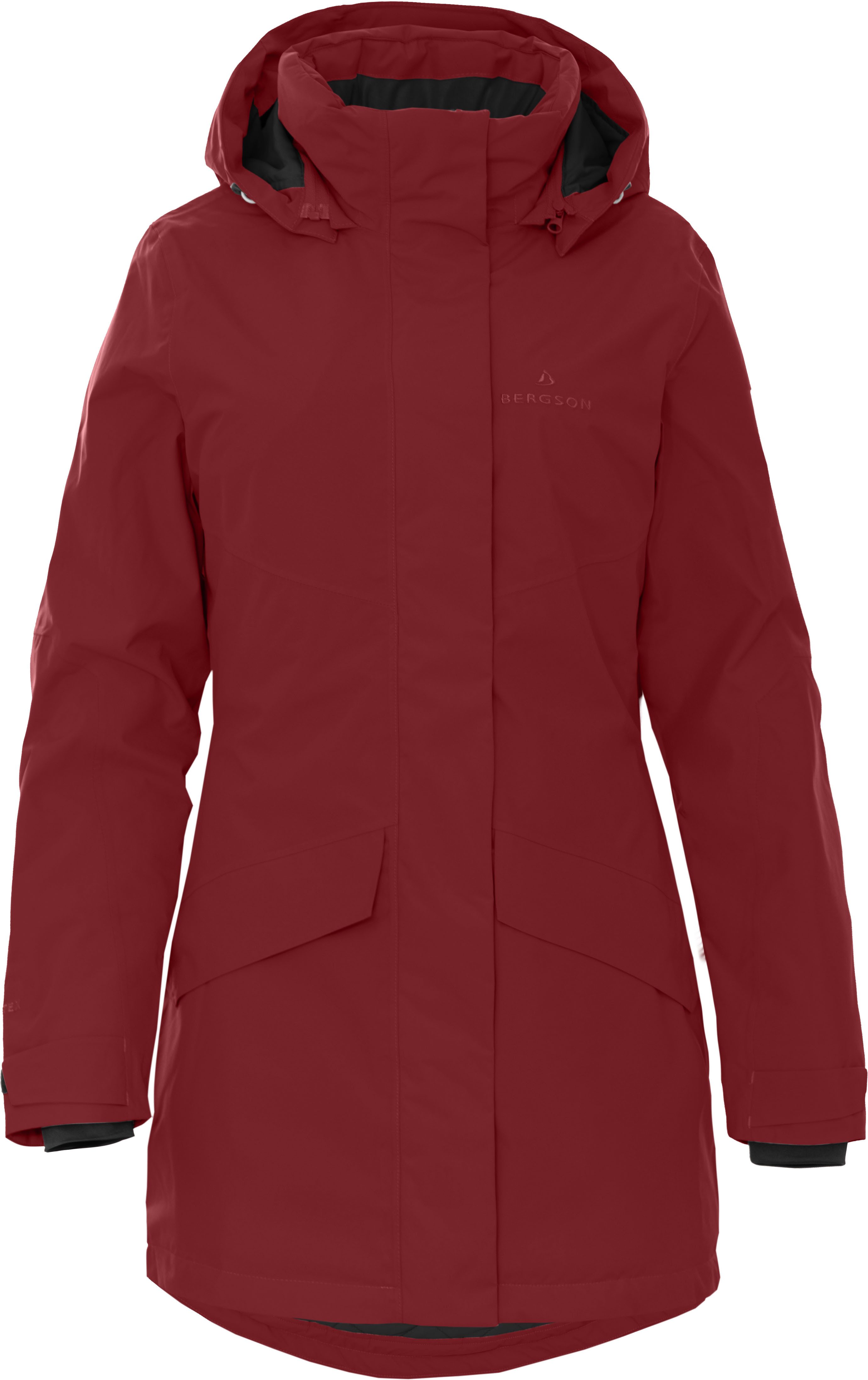 Bergson Winterjacke TUUSULA Damen Winterparka, warm wattiert, 20000 mm Wassersäule, Normalgrößen
