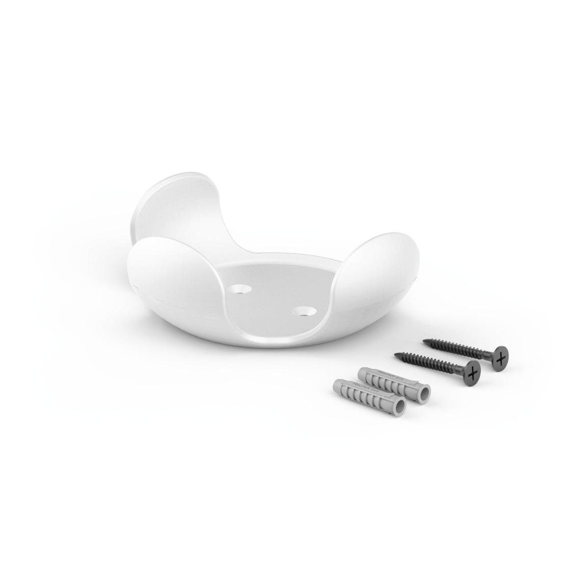 Hama Lautsprecher-Wandhalterung Wandhalterung für Google Home, Nest mini, Weiß