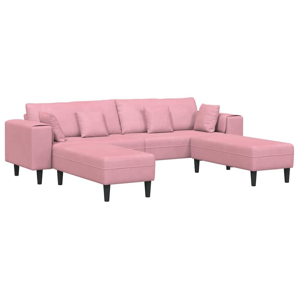 vidaXL Sofa Samt Sofa mit Kissen günstig online kaufen