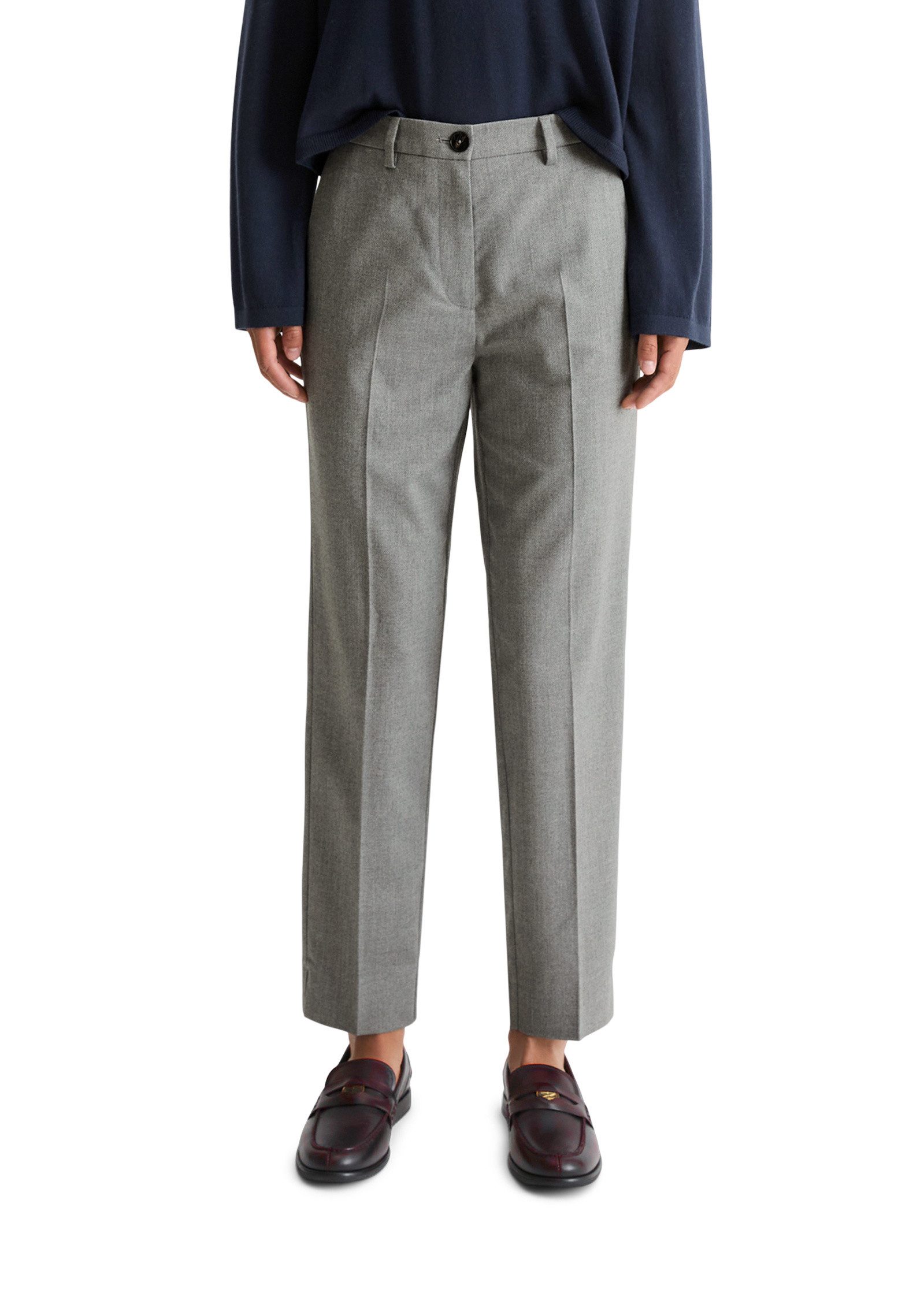 Marc O'Polo Chinohose aus garngefärbtem Polyester-Viskose-Mix