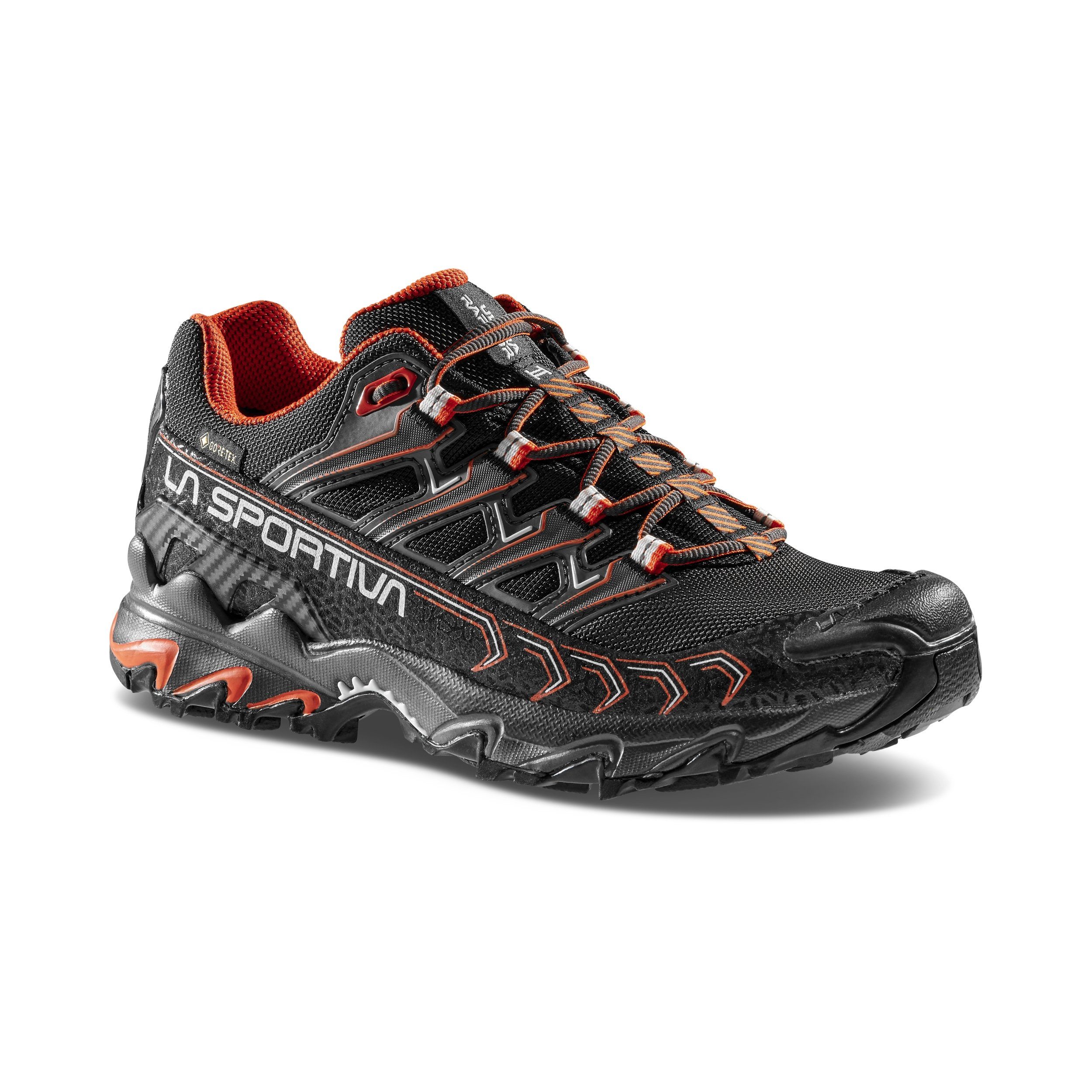 La Sportiva Ultra Raptor II Women GTX Black/Cherry Tomato Laufschuh