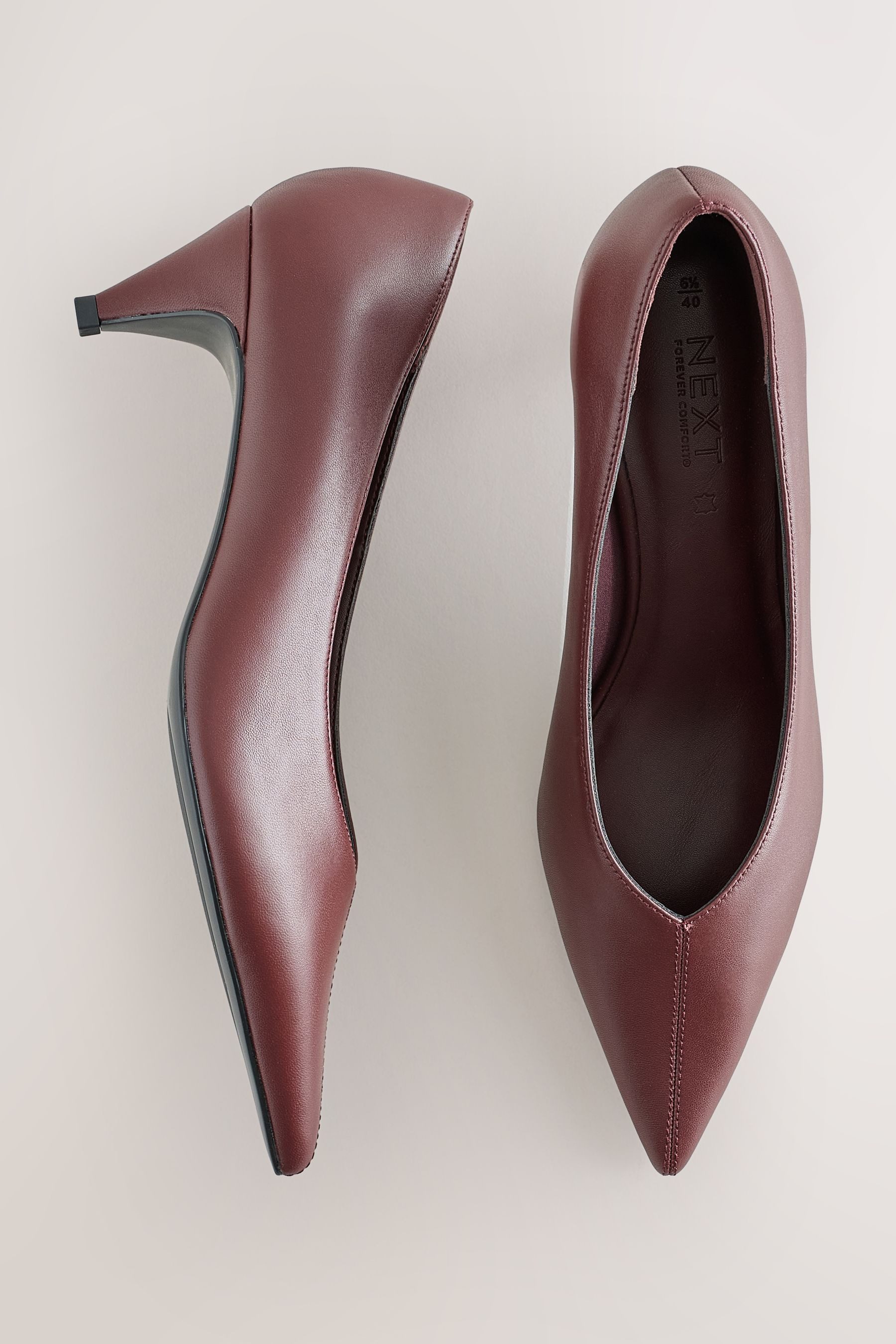 Next Forever Comfort® Leder-Pumps mit niedrigem Absatz Pumps – Bild 3 von 5