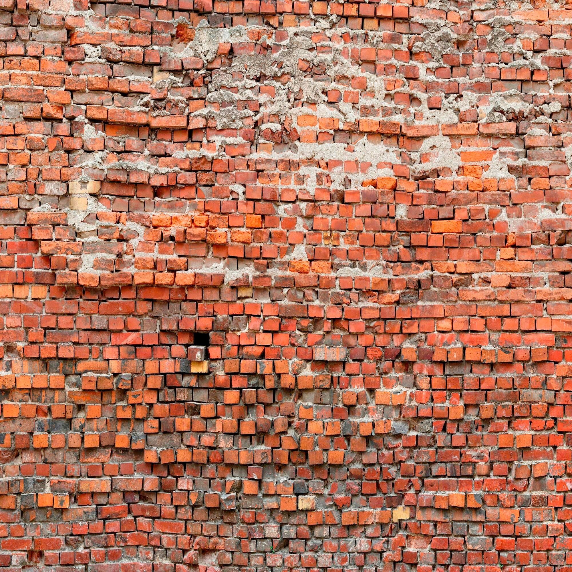 Komar Vliestapete Digitaldruck Vlies - Bricklane - Größe 250 x 250 cm, glatt, bedruckt, Wohnzimmer, Schlafzimmer