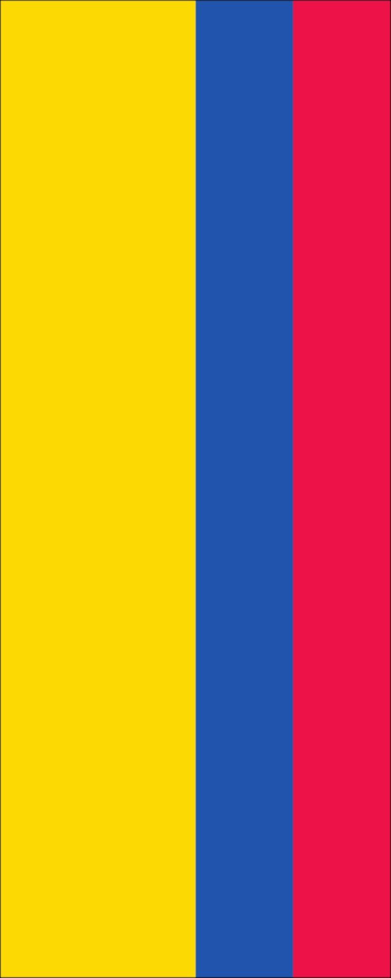 flaggenmeer Kolumbien Flagge Hochformat g/m² 160