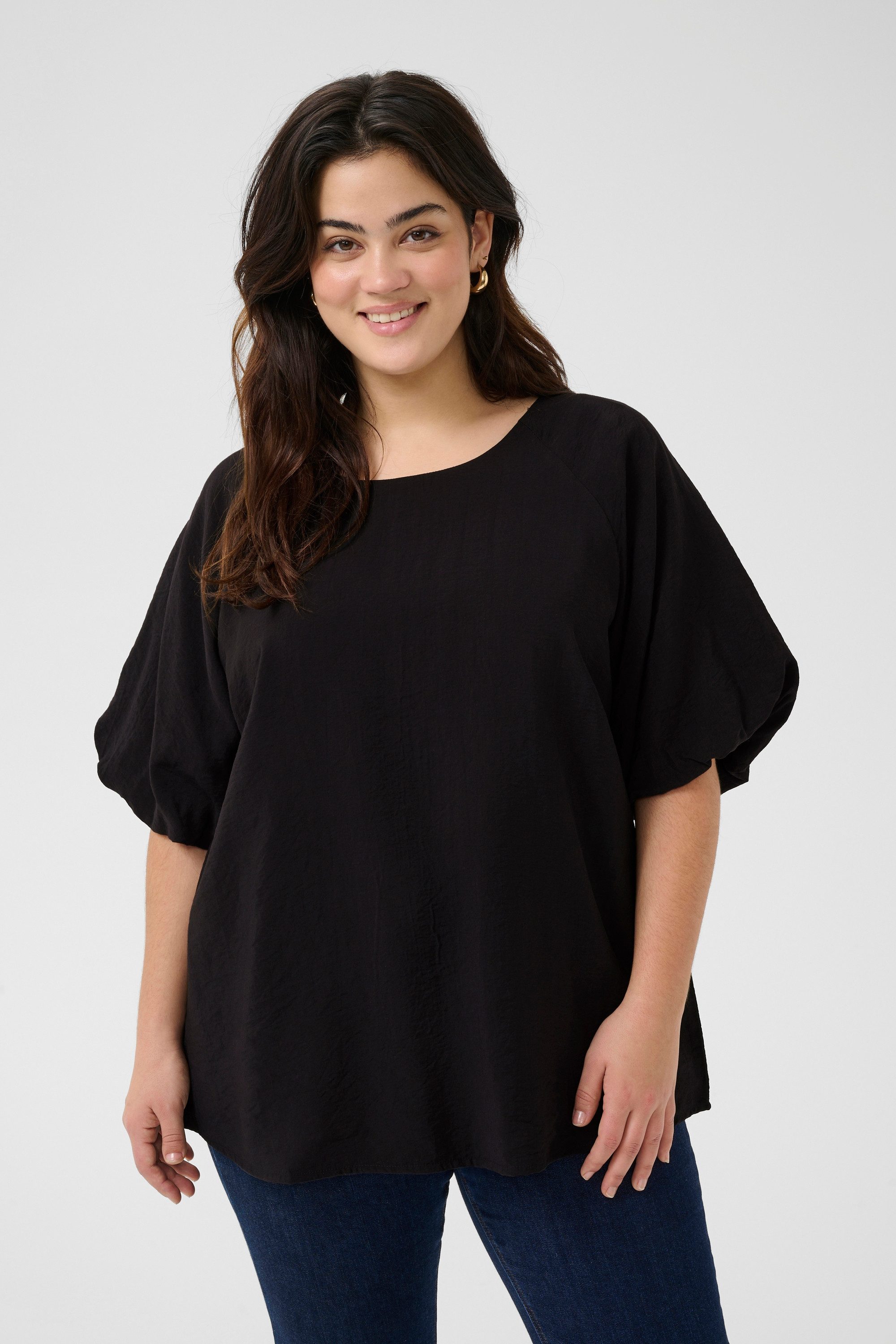 Kurzarmbluse Kurzarm-Bluse KCgabbi