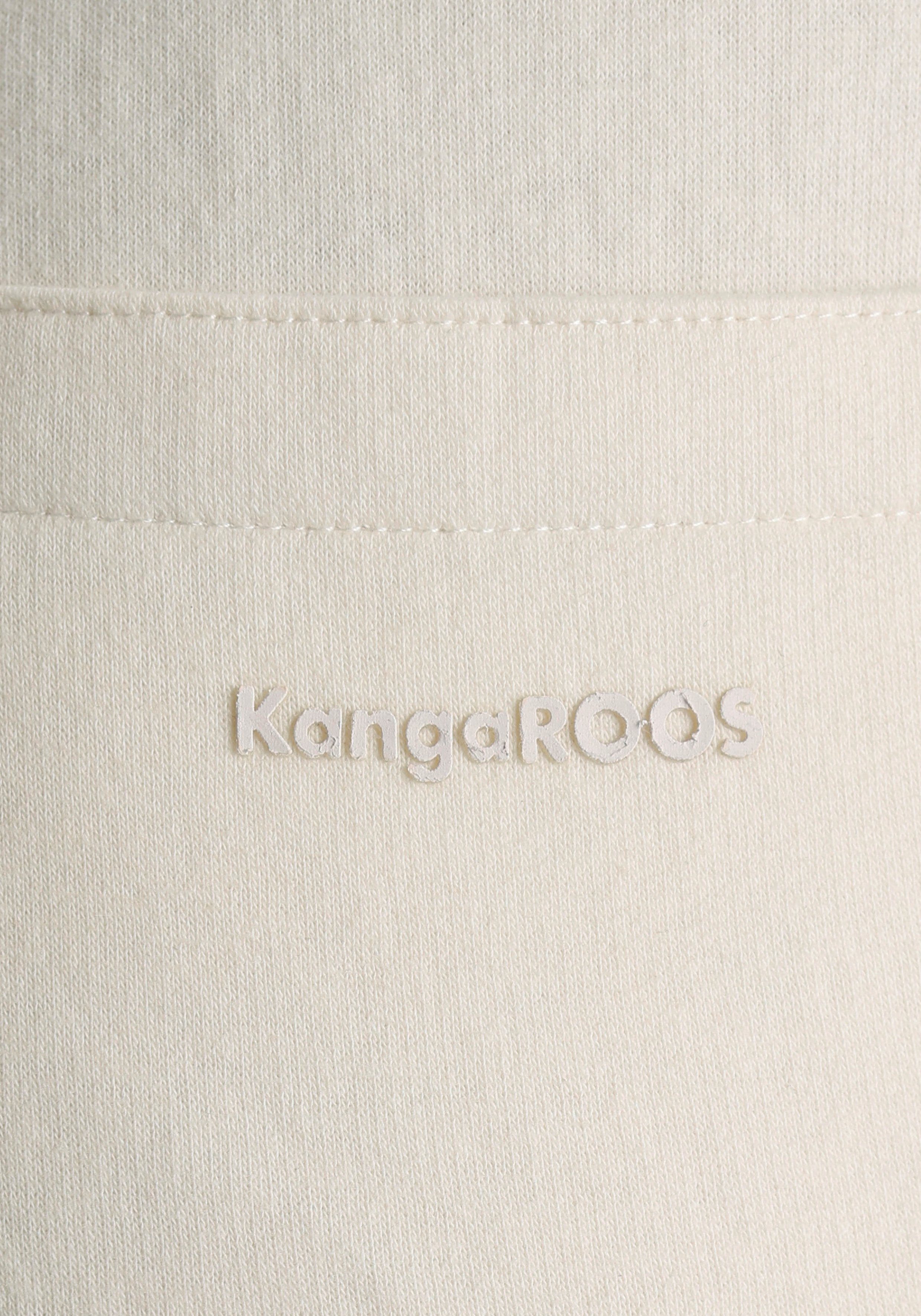 extra offwhite breitem - Gummibund mit NEUE KangaROOS Jogginghose melange modisch KOLLEKTION