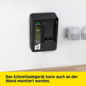 KÄRCHER 18 V/2,5 Ah Batterie Starter Kit Akku Starter-Set, Schnellladegerät Set Wechselakku