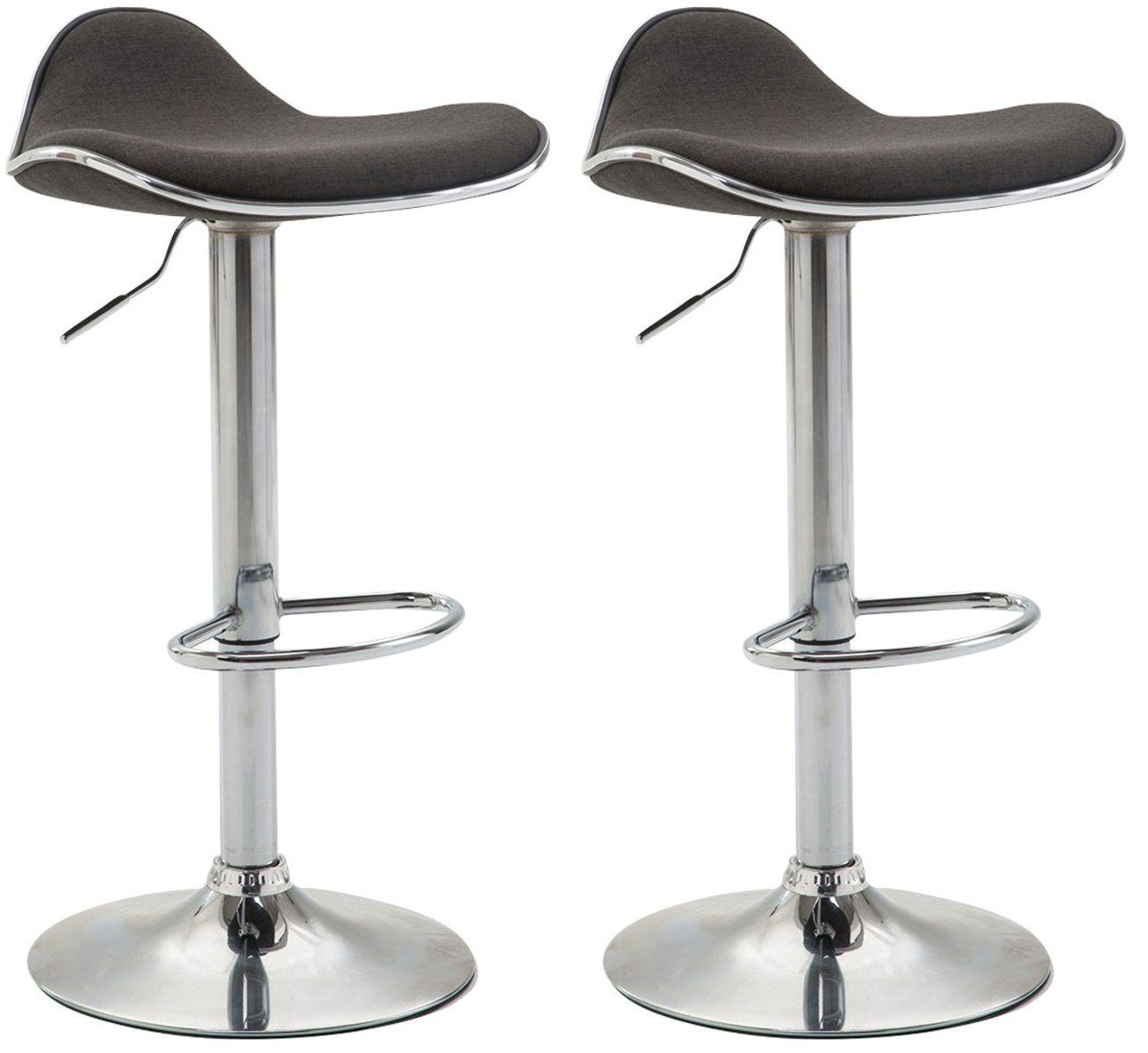 2er Set Barhocker Sarnia Kunstleder Tresenhocker Barstuhl höhenverstellbar
