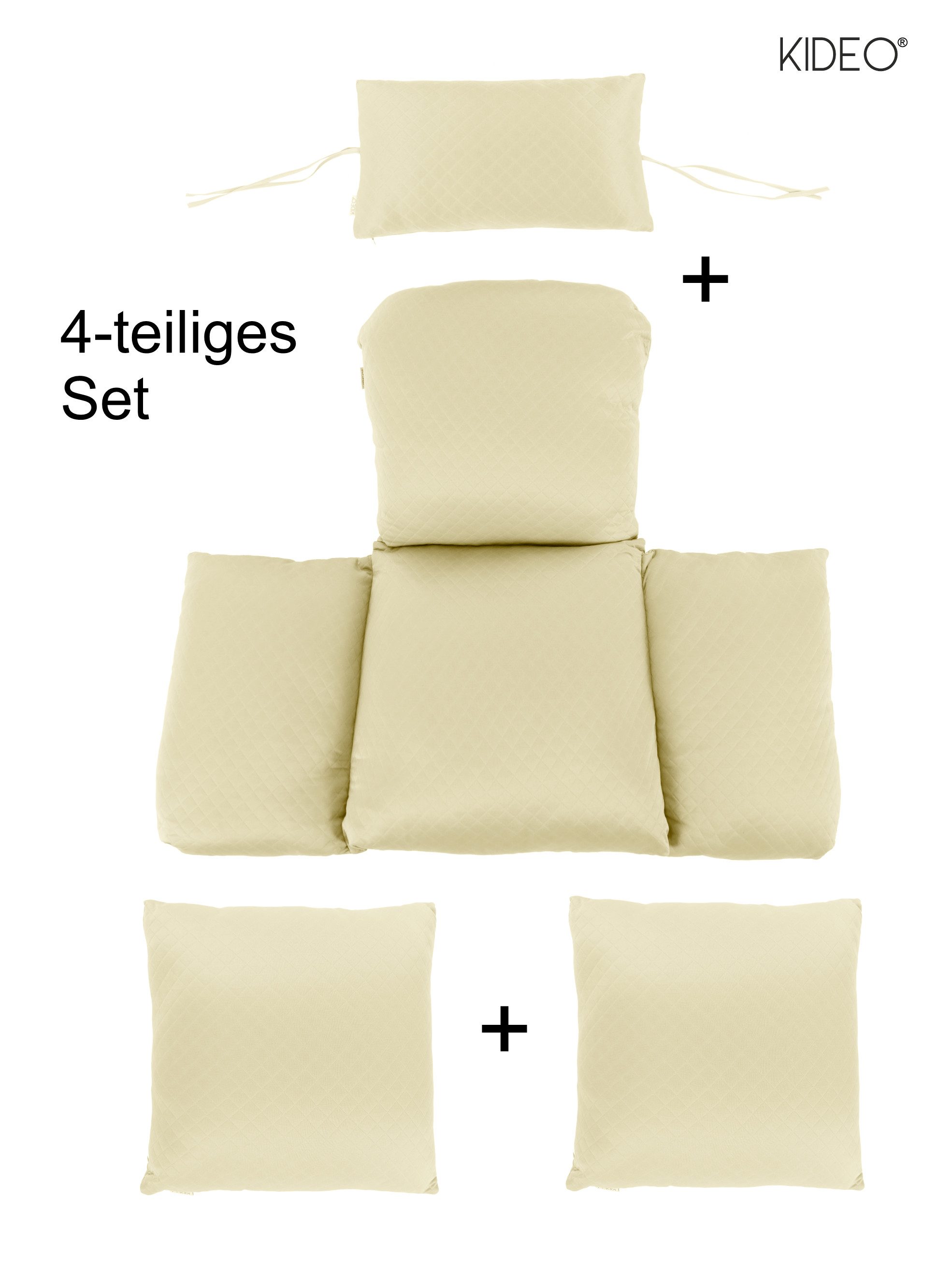 KIDEO Sitzkissen Rautenkissen Diamond Pattern, 4-teiliges günstig online kaufen