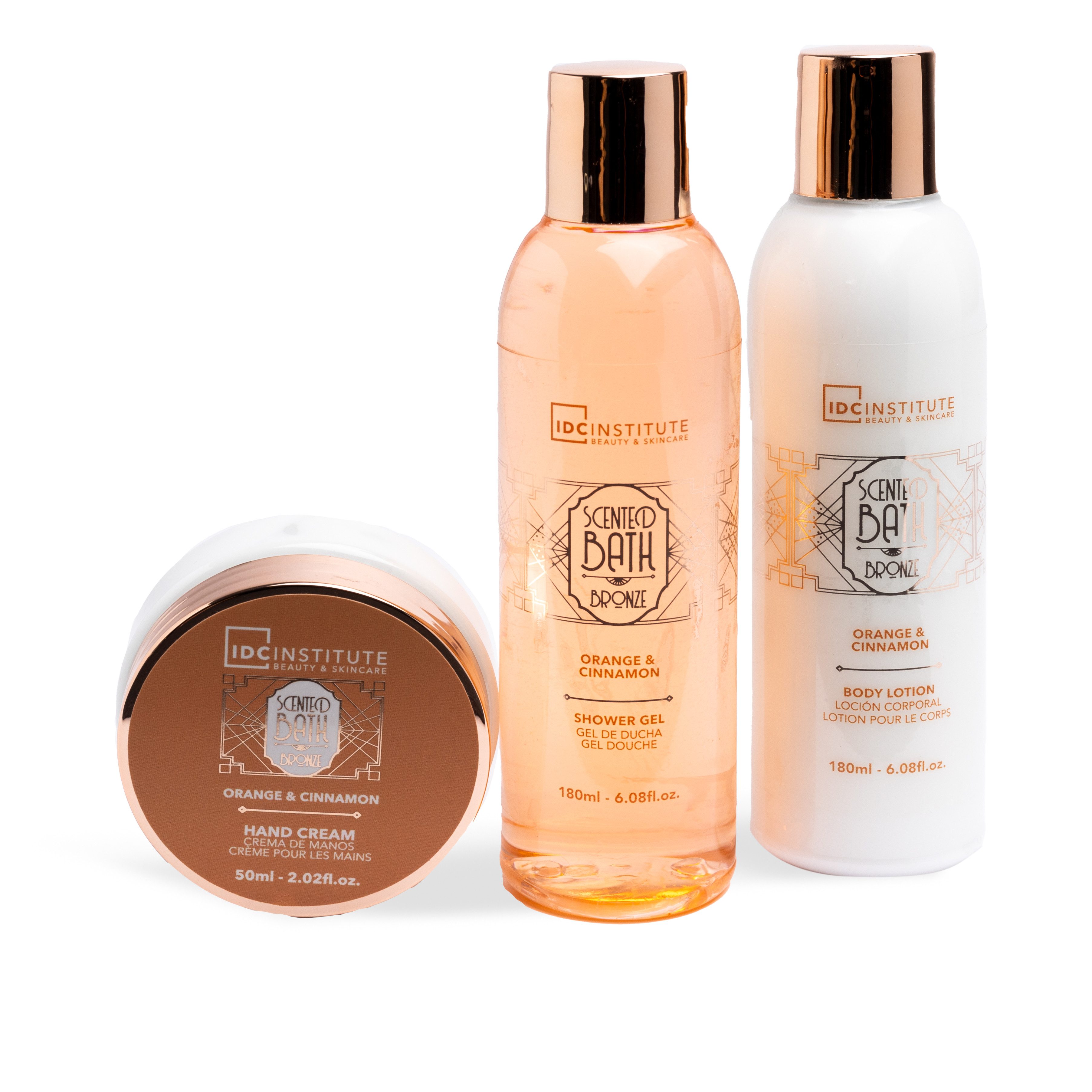 Idc Institute Hautpflege-Set hochwertiges Bad- und Duschpflegeset "bronzene Highheel", 1-tlg.