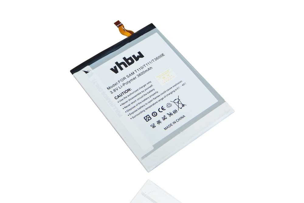 vhbw passend für Samsung Galaxy Tab 3 Lite 7.0 3G, 3 Lite 7.0 WiFi, 3 Neo, Tablet-Akku 3600 mAh