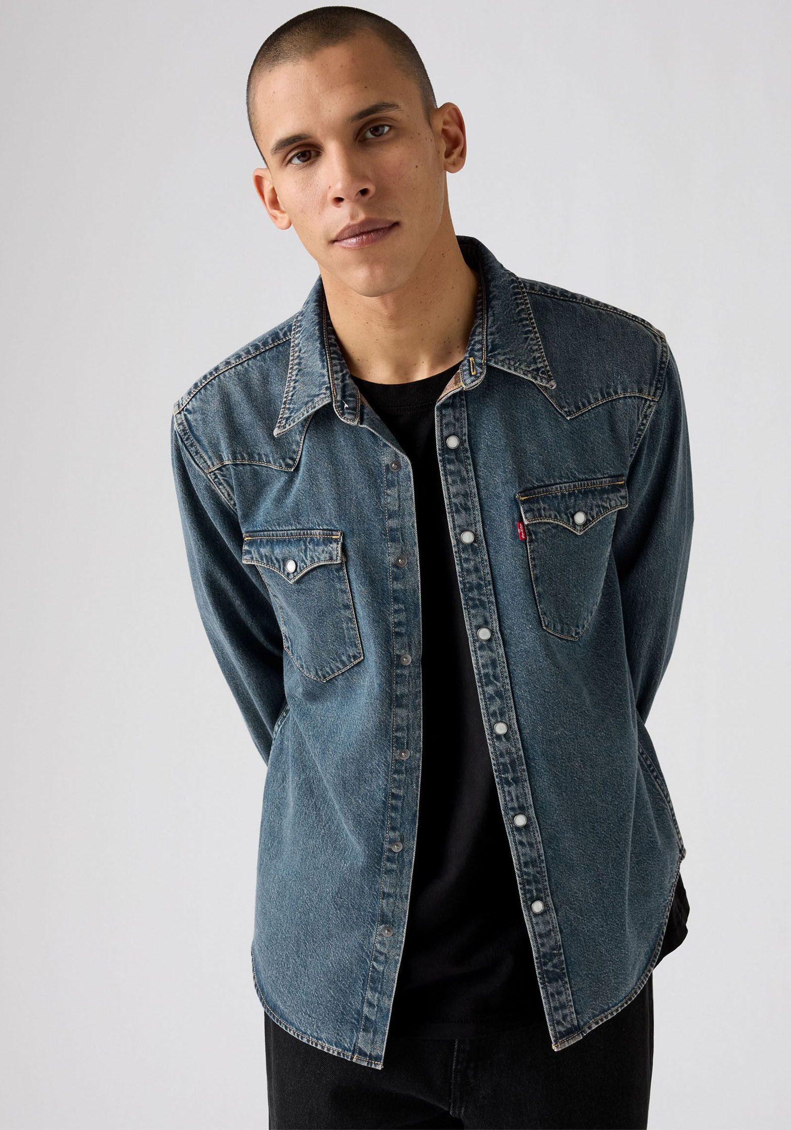 Levi's® Jeanshemd LE BARSTOW WESTERN STAND mit Brusttaschen günstig online kaufen